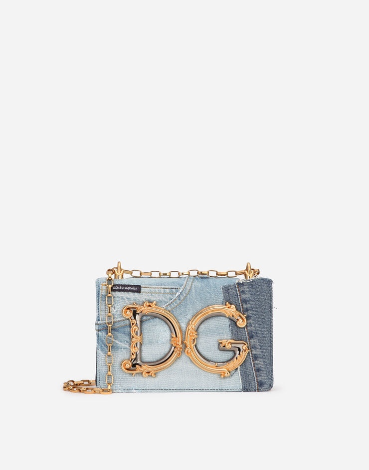 DG Girls bag in patchwork denim and plain calfskin - 1