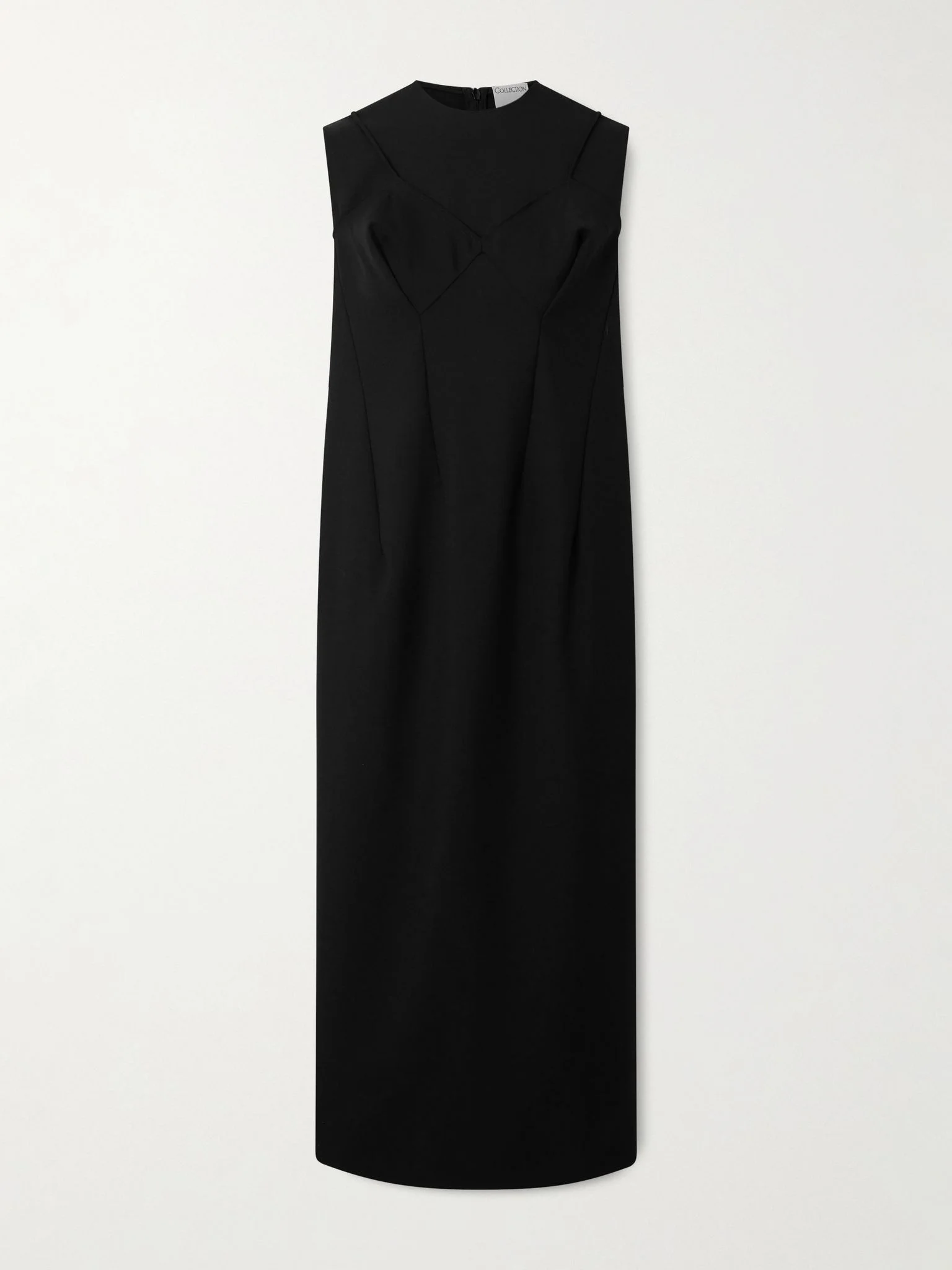 Pina wool midi dress Black - 1