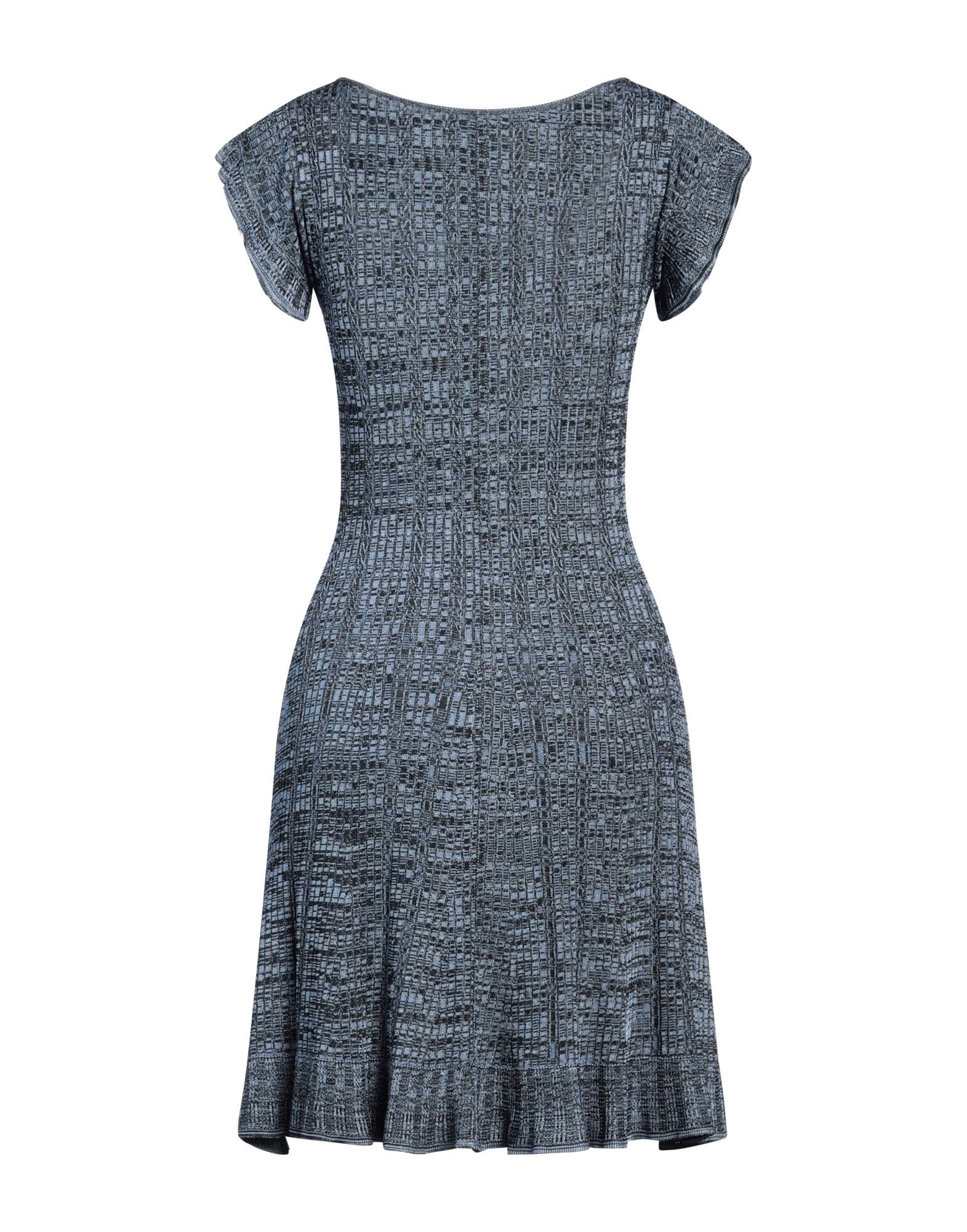 Slate blue Women's Short Dress - 2