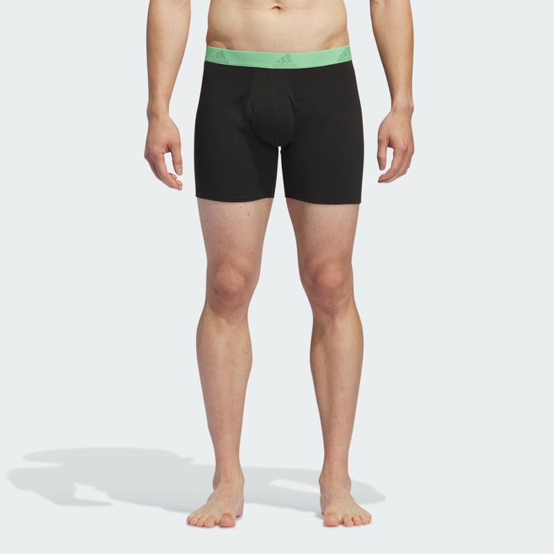 adidas Stretch Cotton 3-Pack Boxer Briefs outlook