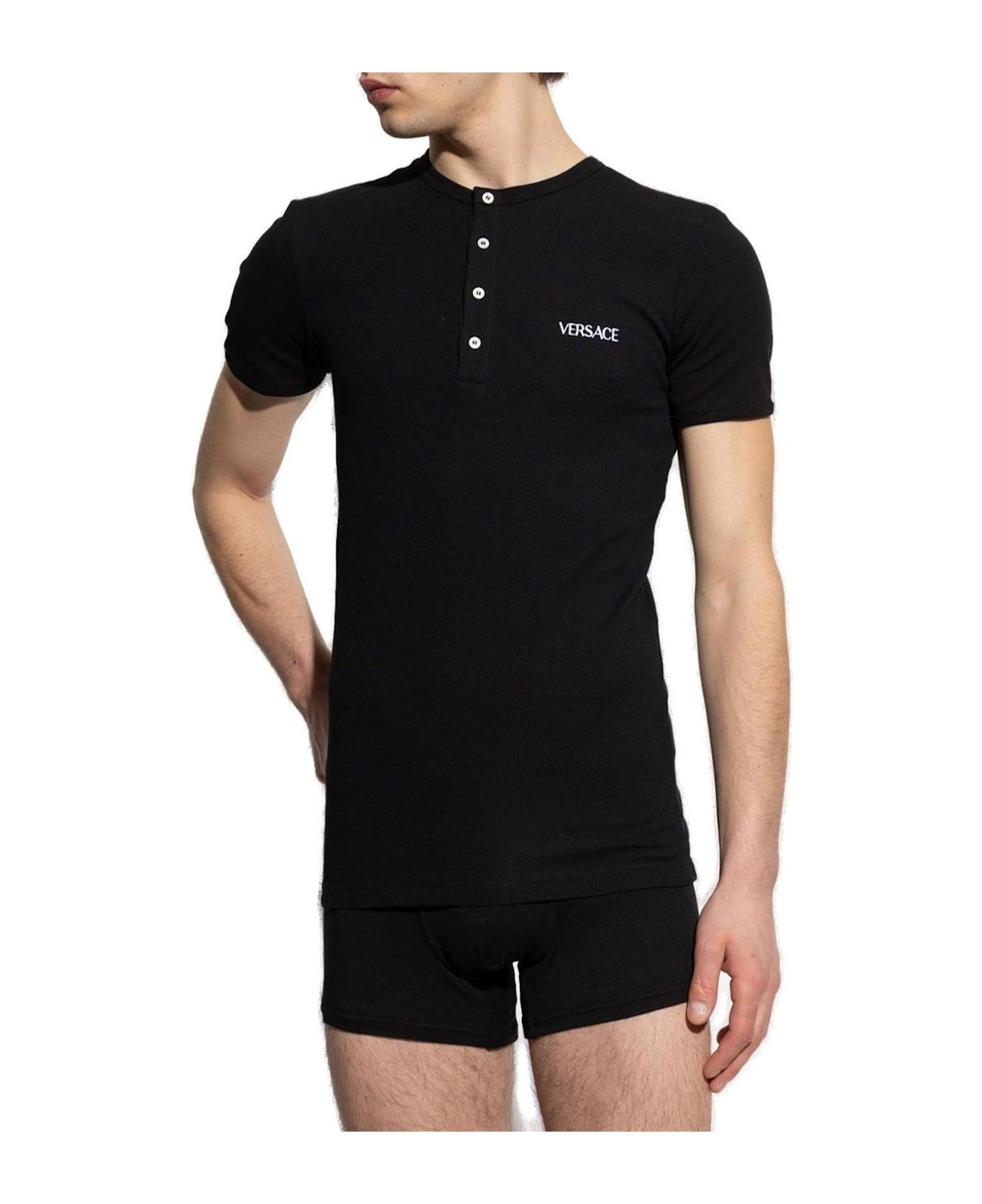 Logo Embroidered T-shirt - 2