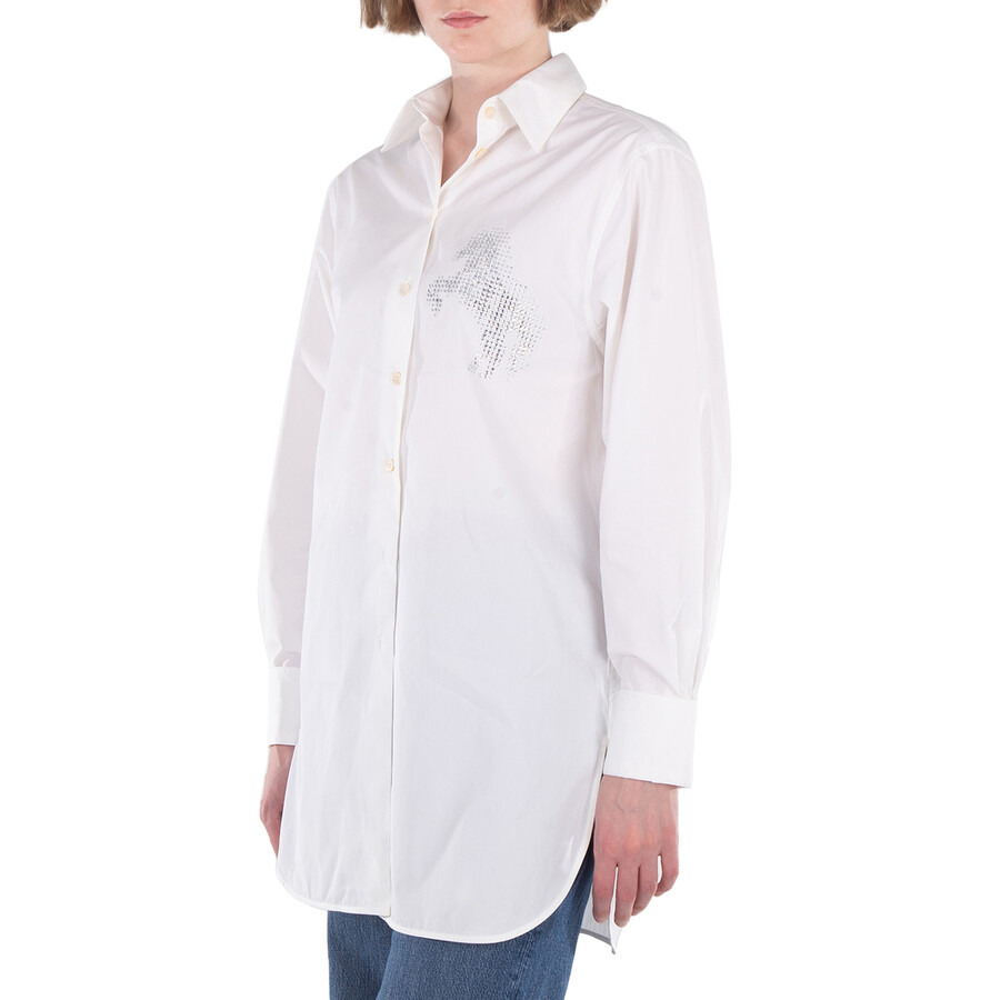 Stella Mccartney Crystal-Embellished Horse Shirt - 3