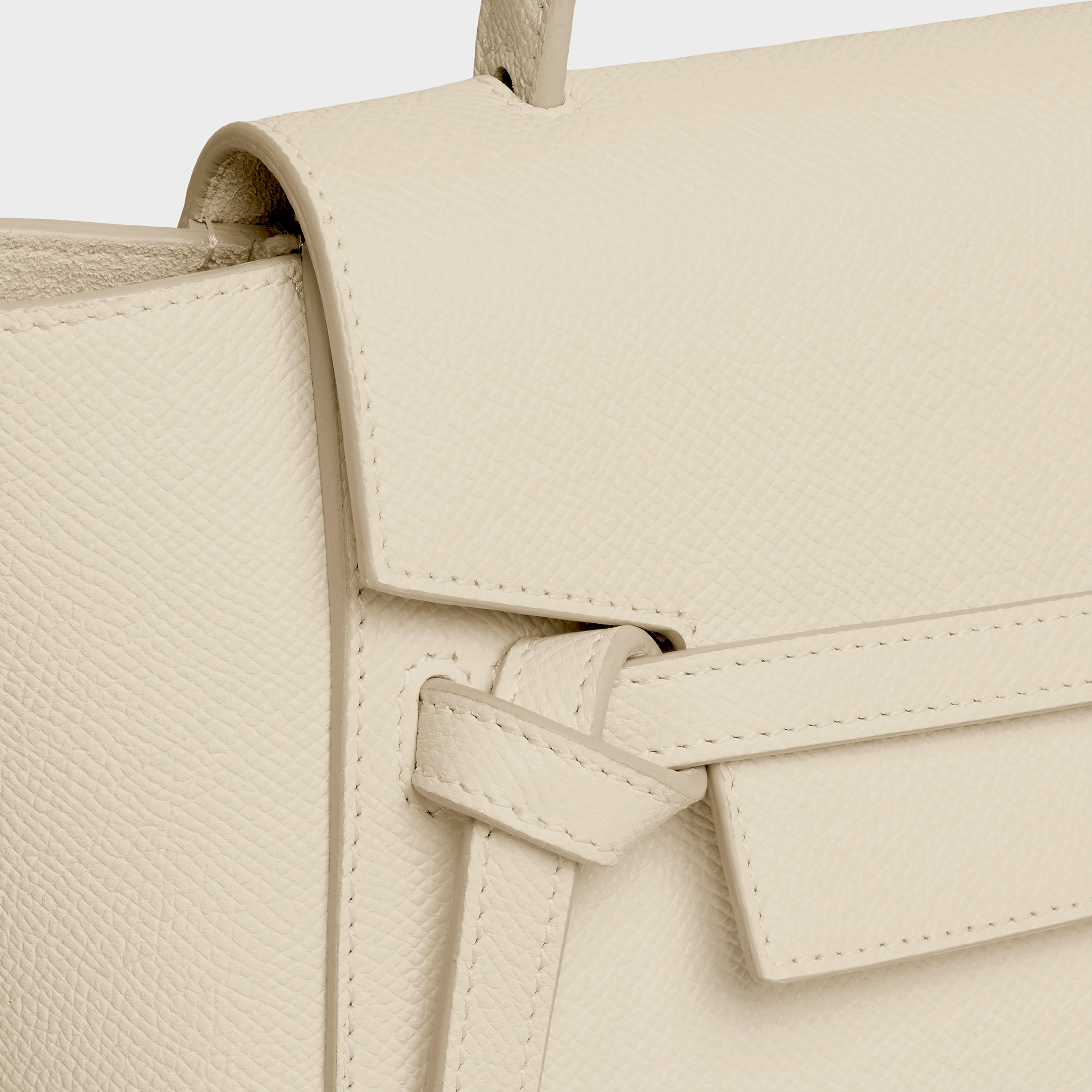 Nano Belt bag in grained calfskin - 4