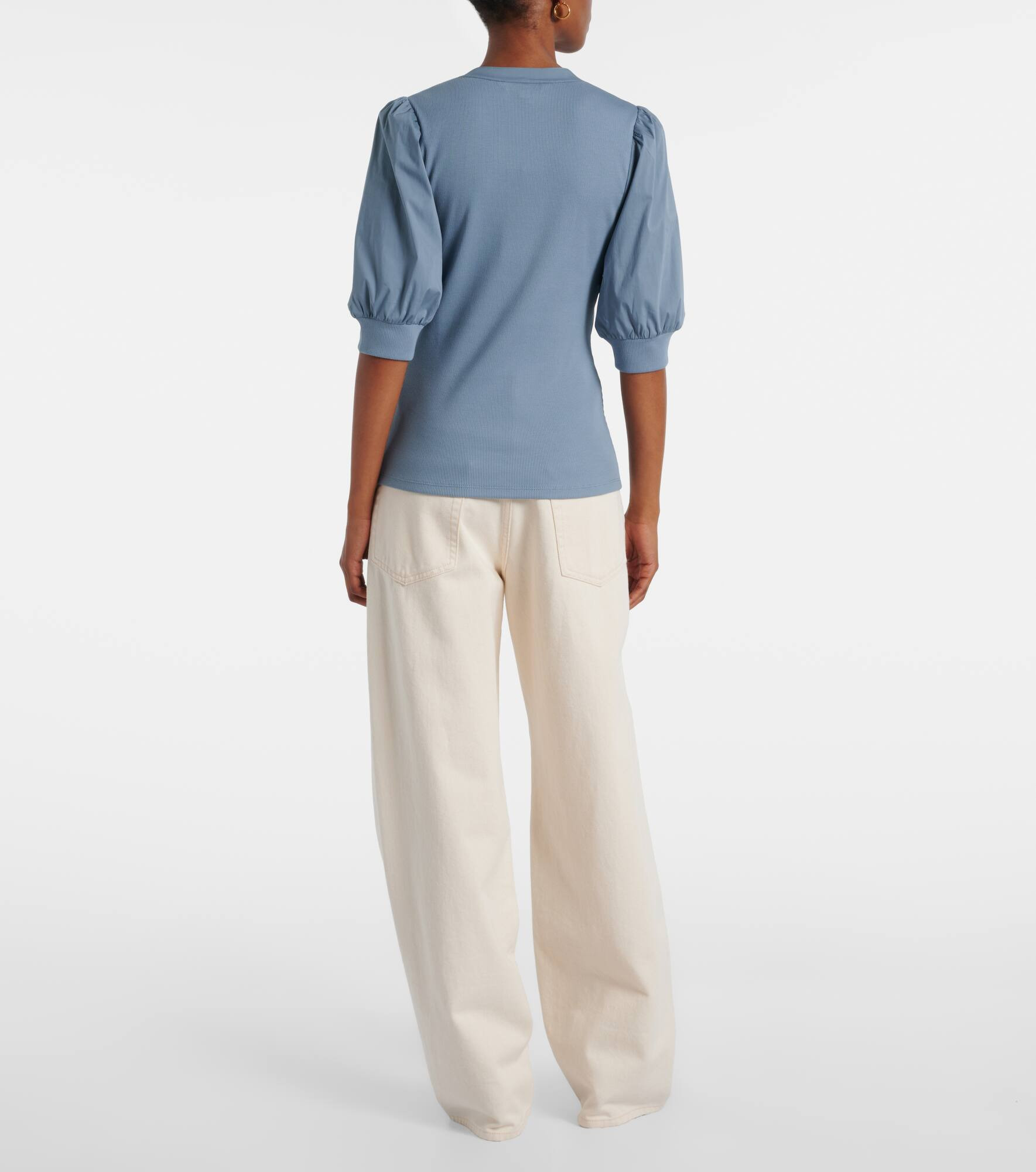 Coralee cotton-blend blouse - 3
