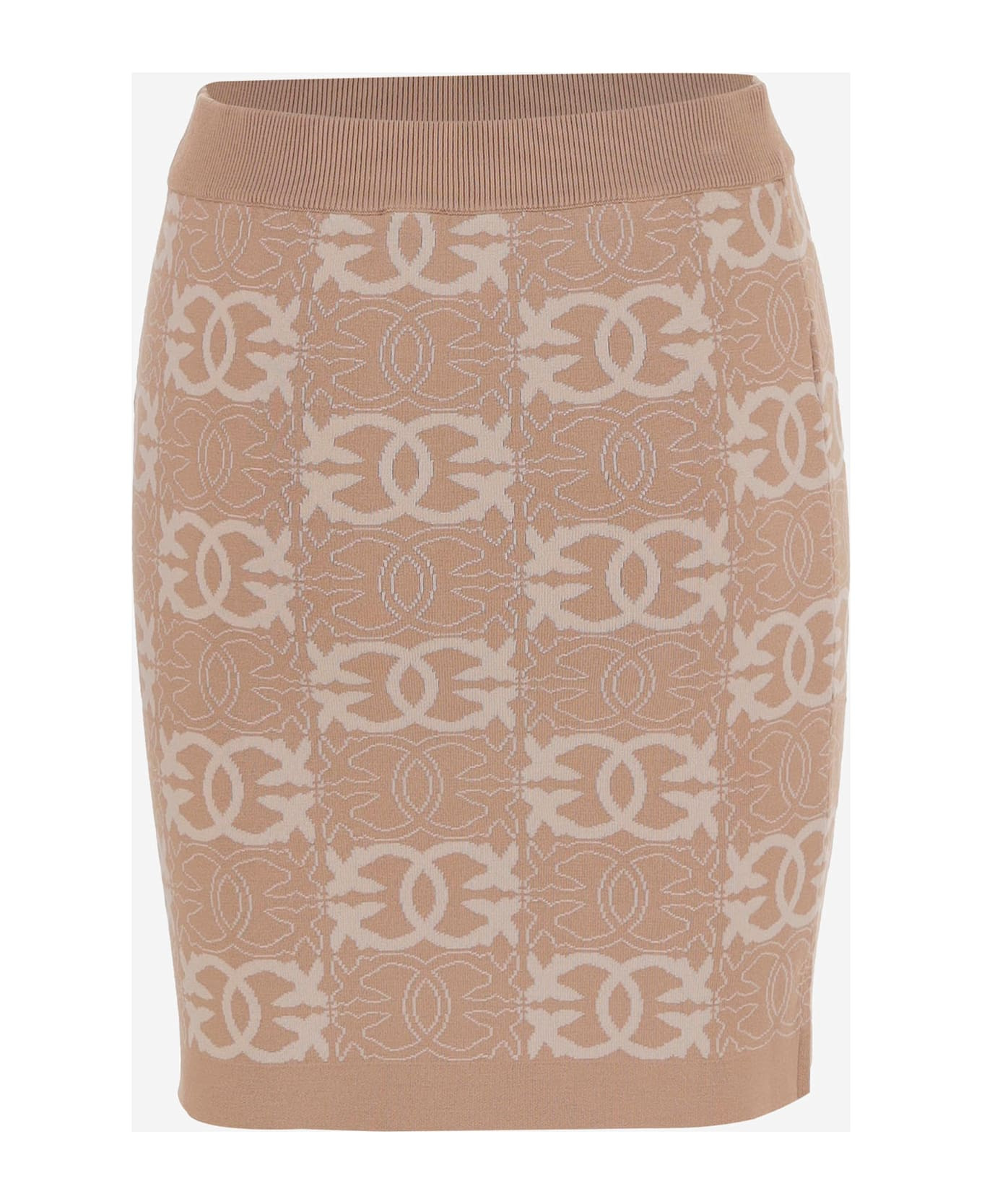 Love Birds Skirt In Viscose Blend - 2