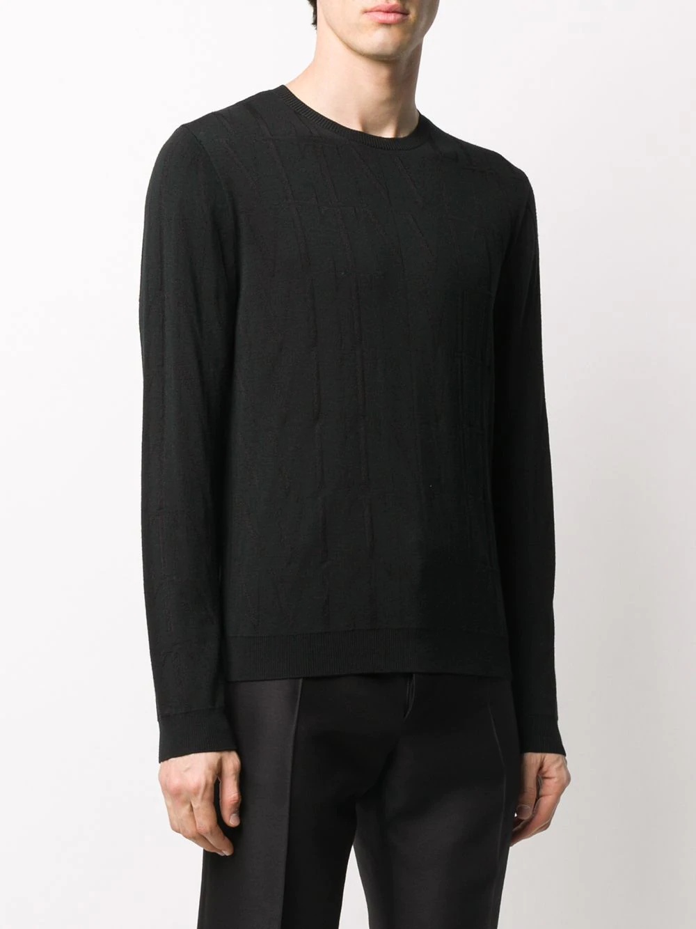 VLTN jacquard jumper - 3