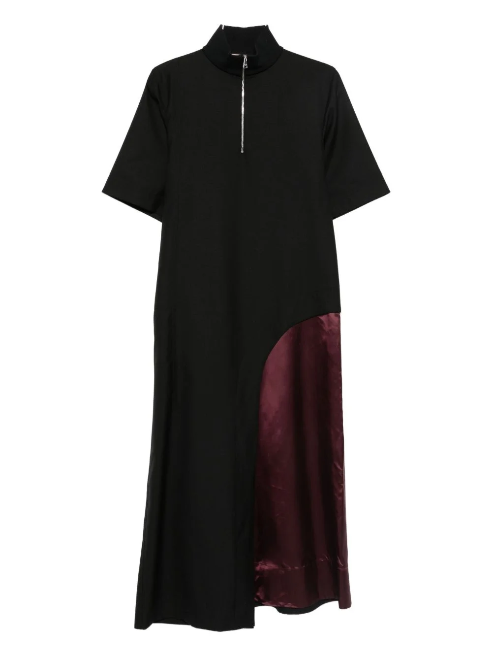 panelled midi dress - 1