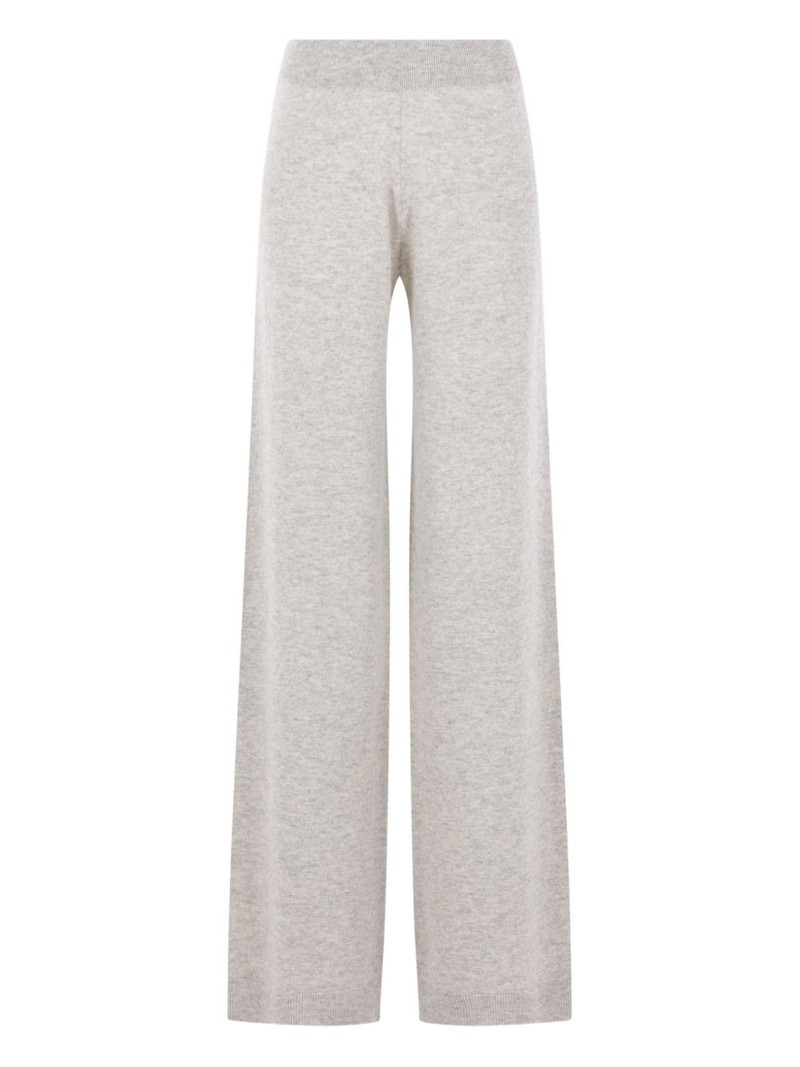 elasticated knit trousers 1