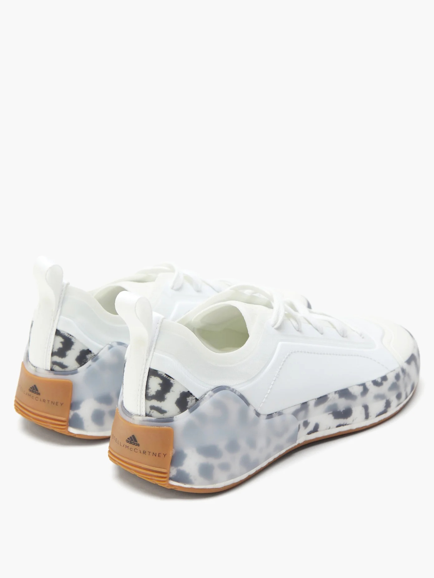 Treino leopard-sole low-top trainers - 4