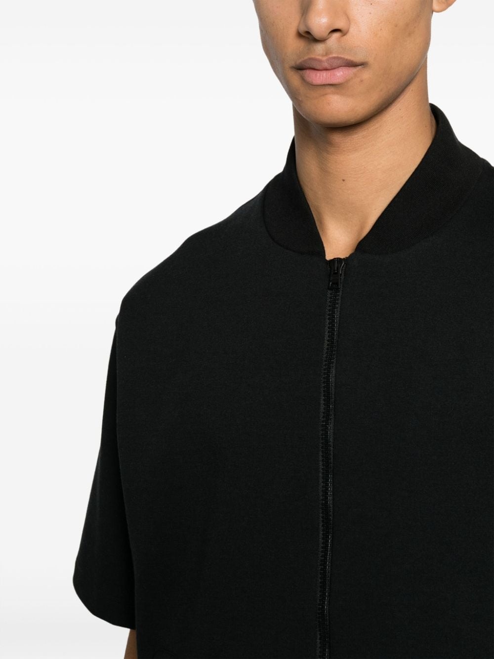 short-sleeves zipped sweatshirt - 5