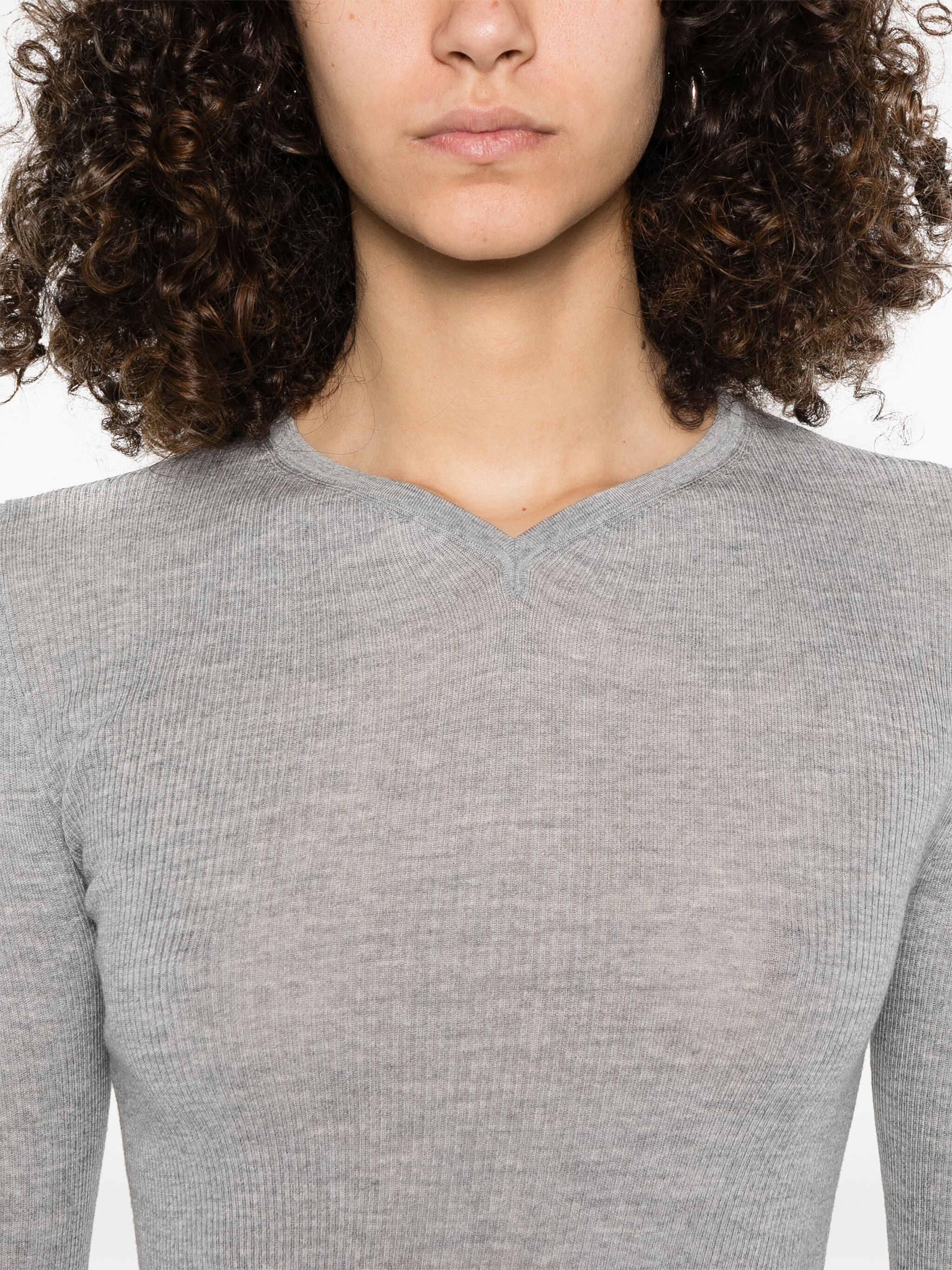 Ribbed Sweater - 4