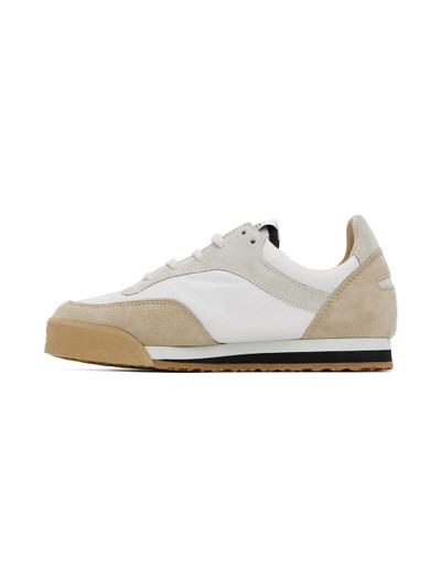 Spalwart White & Beige Pitch Low Sneakers outlook