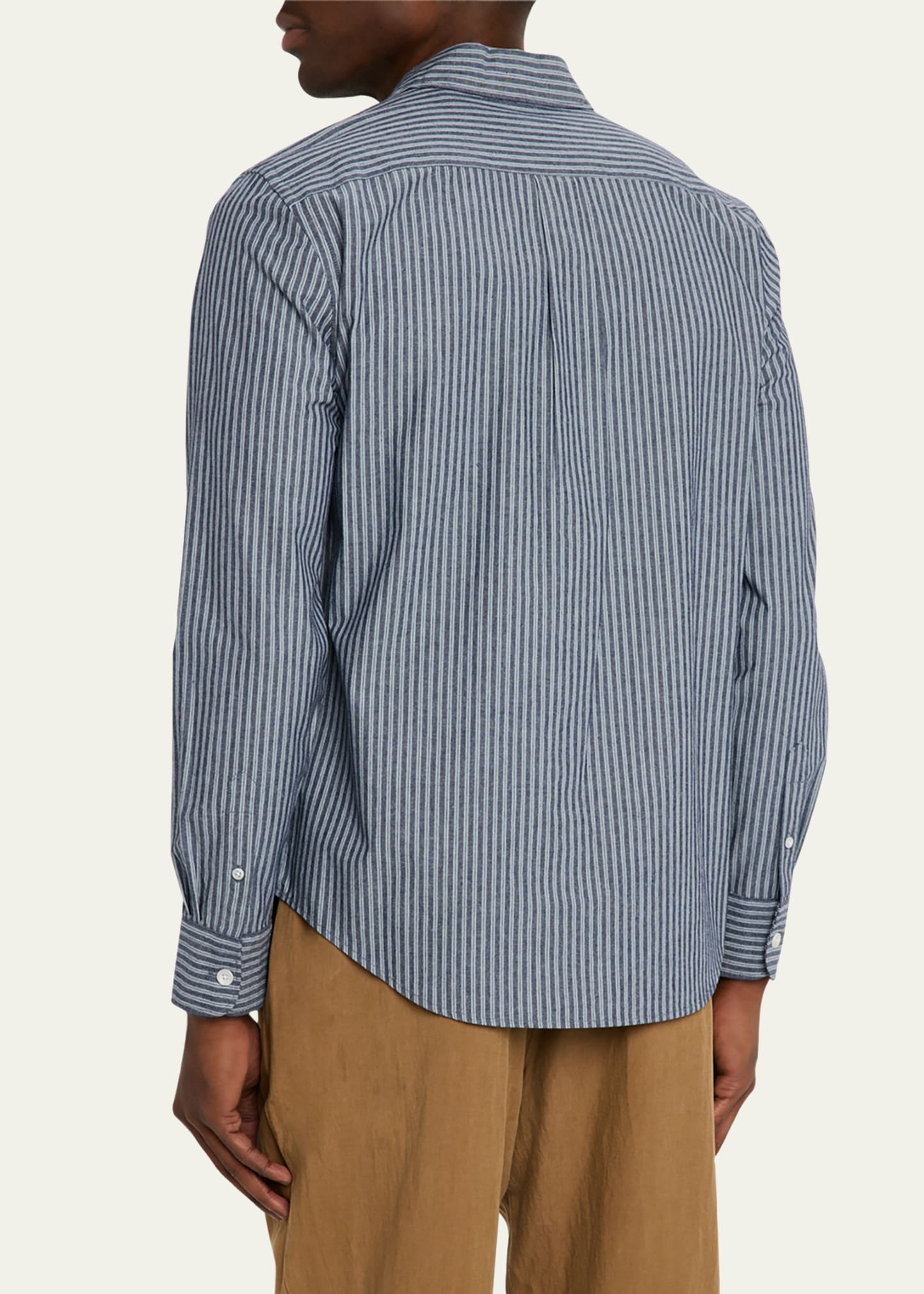 Men's Railroad Stripe Sport Shirt - 3