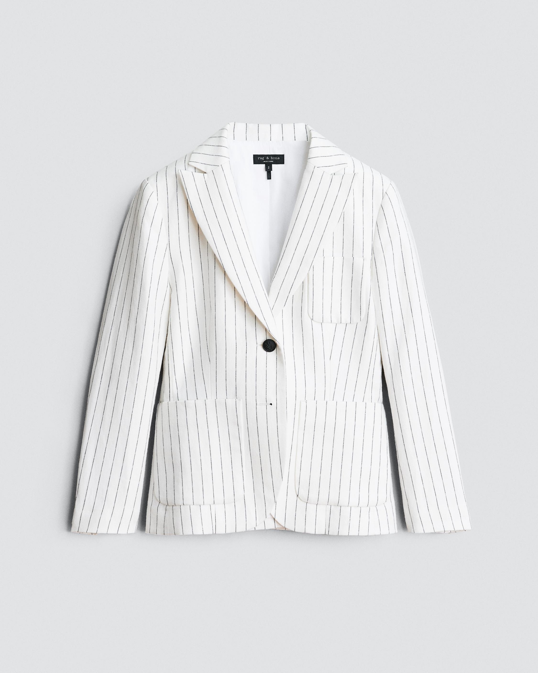 Nancy Striped Blazer
Classic Fit Blazer - 1