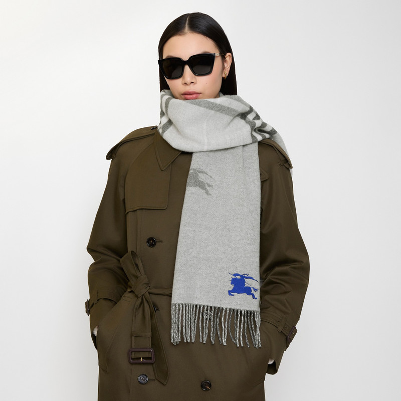 Reversible EKD Check Cashmere Scarf 4