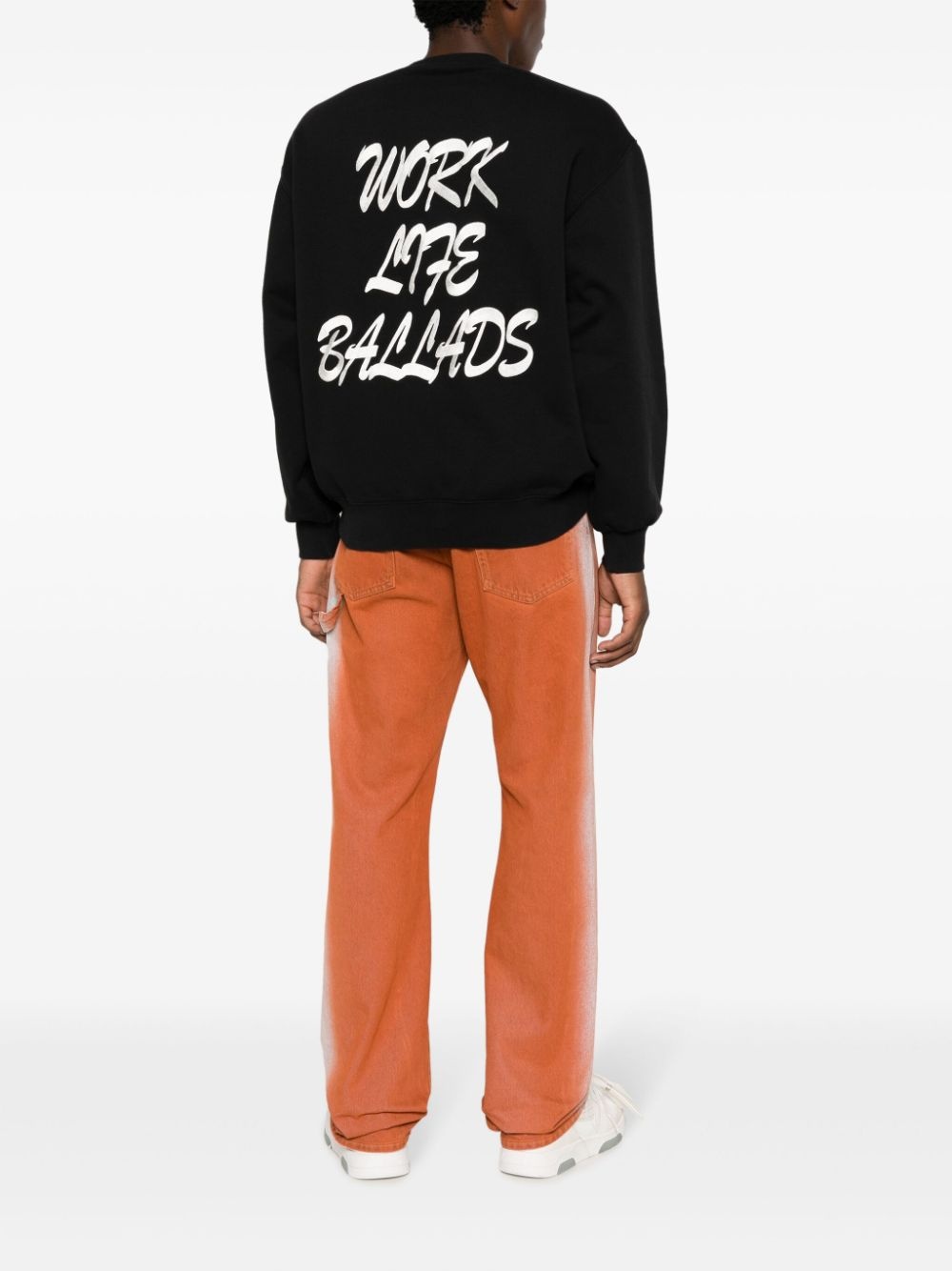 logo-print crew-neck sweatshirt - 2