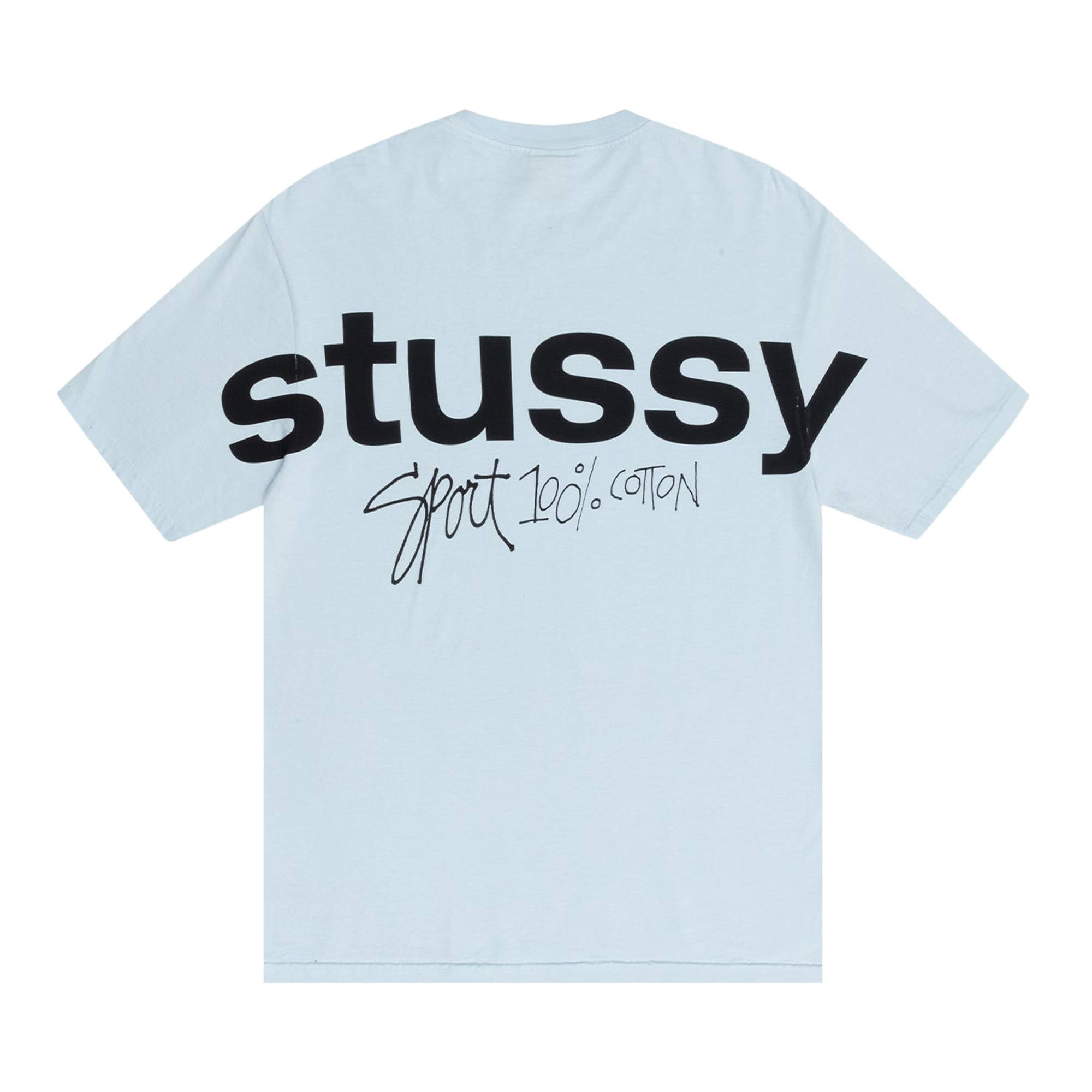 Stussy Sport 100% Pigment Dyed Tee 'Sky Blue' - 2