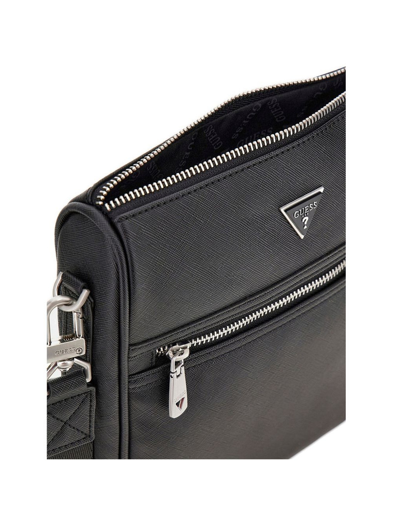 Milano triangle logo cross body bag 3