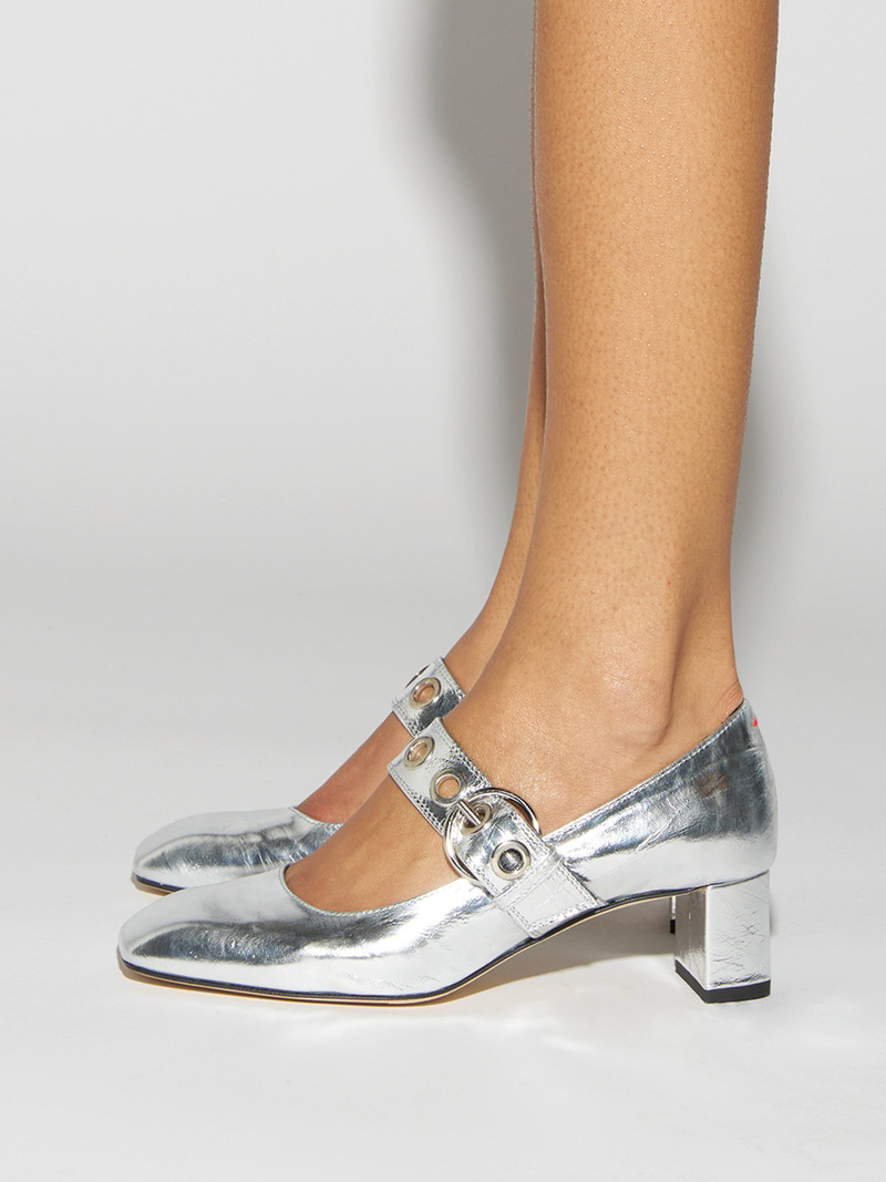 Lina Eyelet Mary-Jane Pumps 6