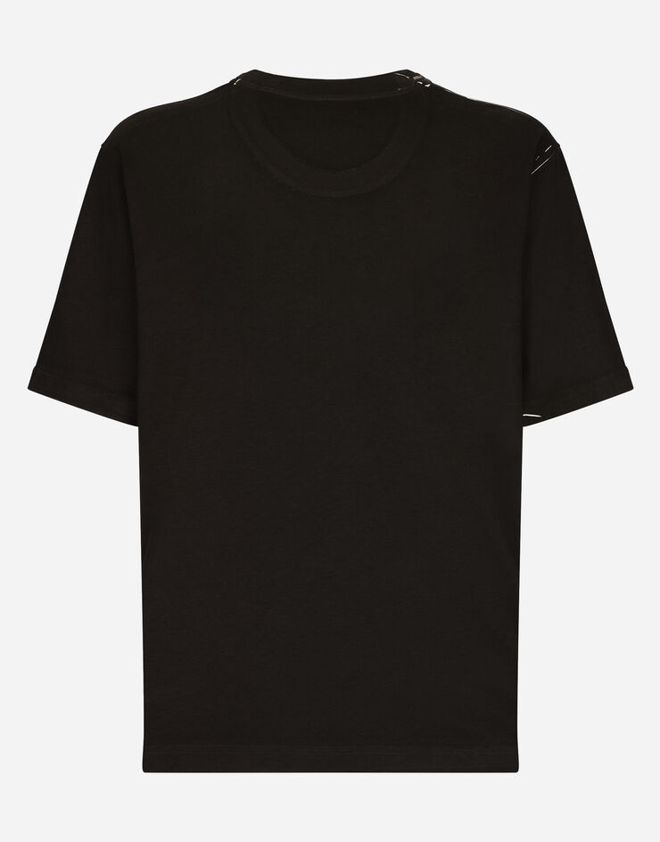 DG logo print cotton T-shirt - 2
