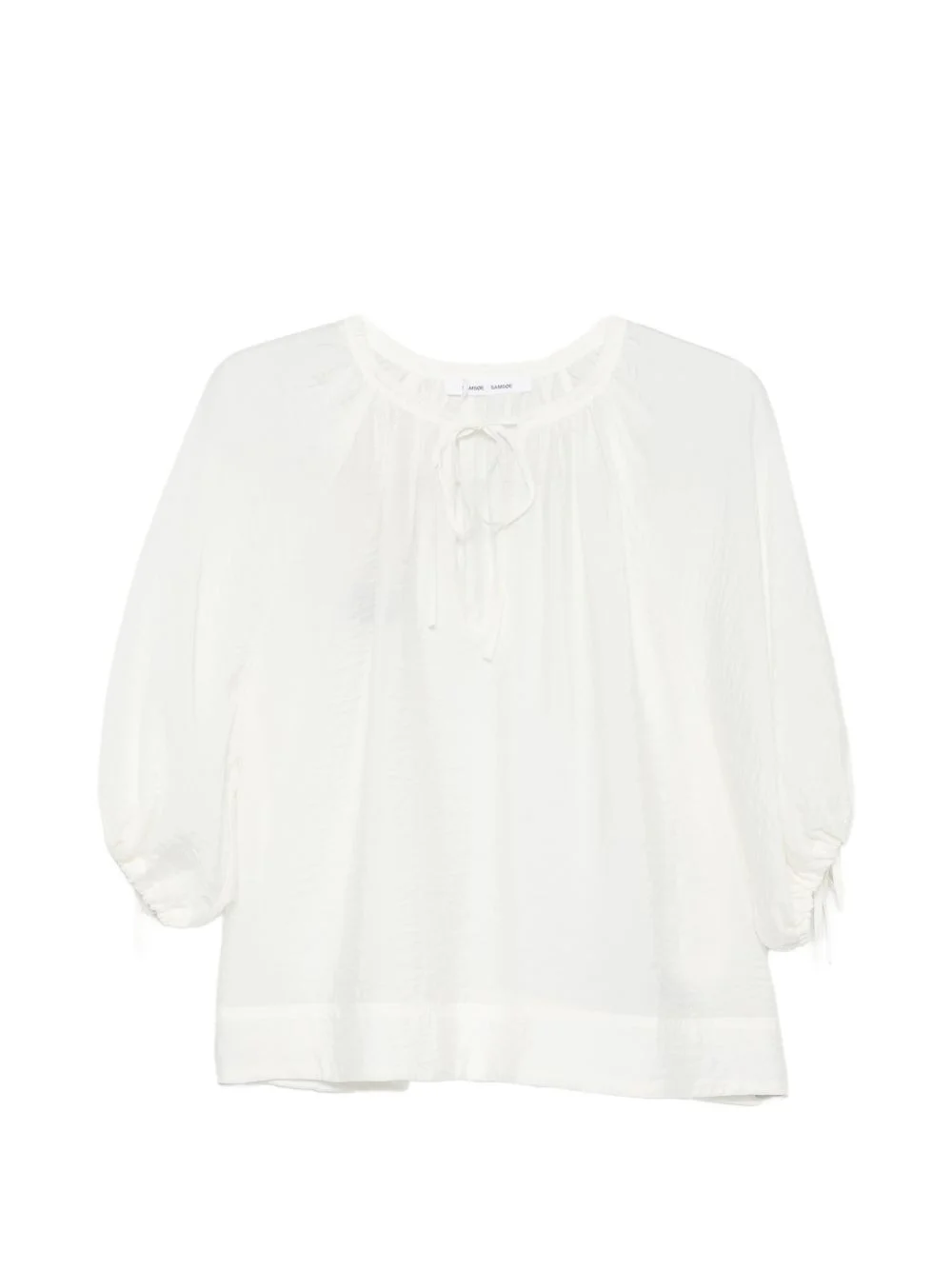 Samateran tie-neckline blouse - 1