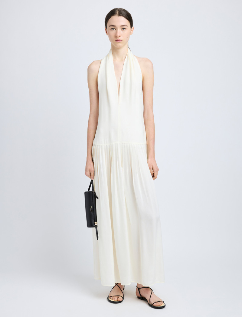 Proenza Schouler Tala Dress in Viscose Georgette outlook