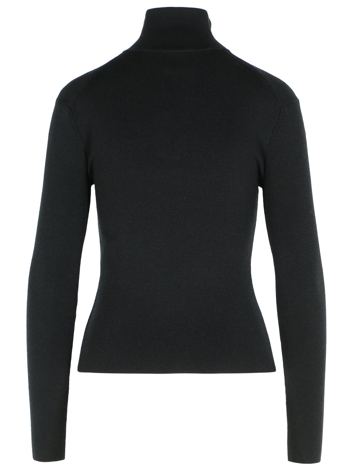 Courreges Black Merino Wool Sweater Women - 3