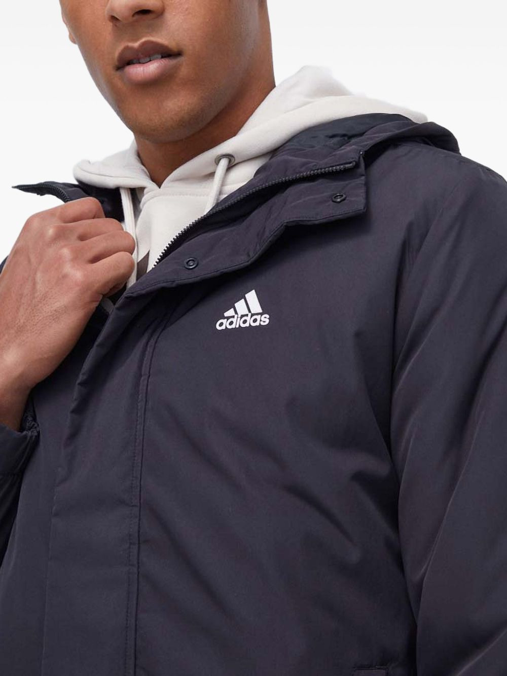 three-stripe hooded jacket - 4