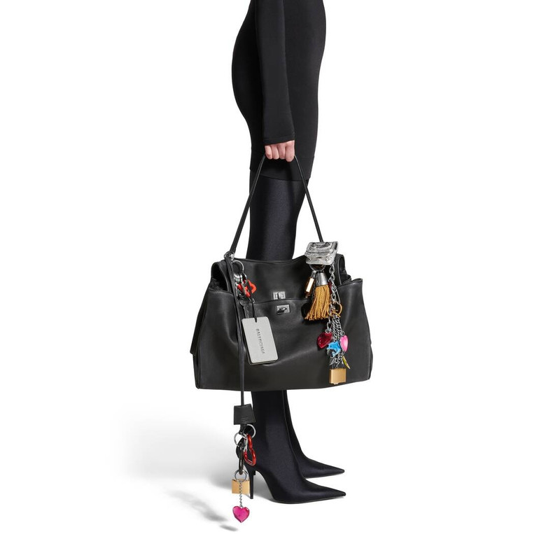 BALENCIAGA Women's Rodeo Large Handbag  in Black outlook