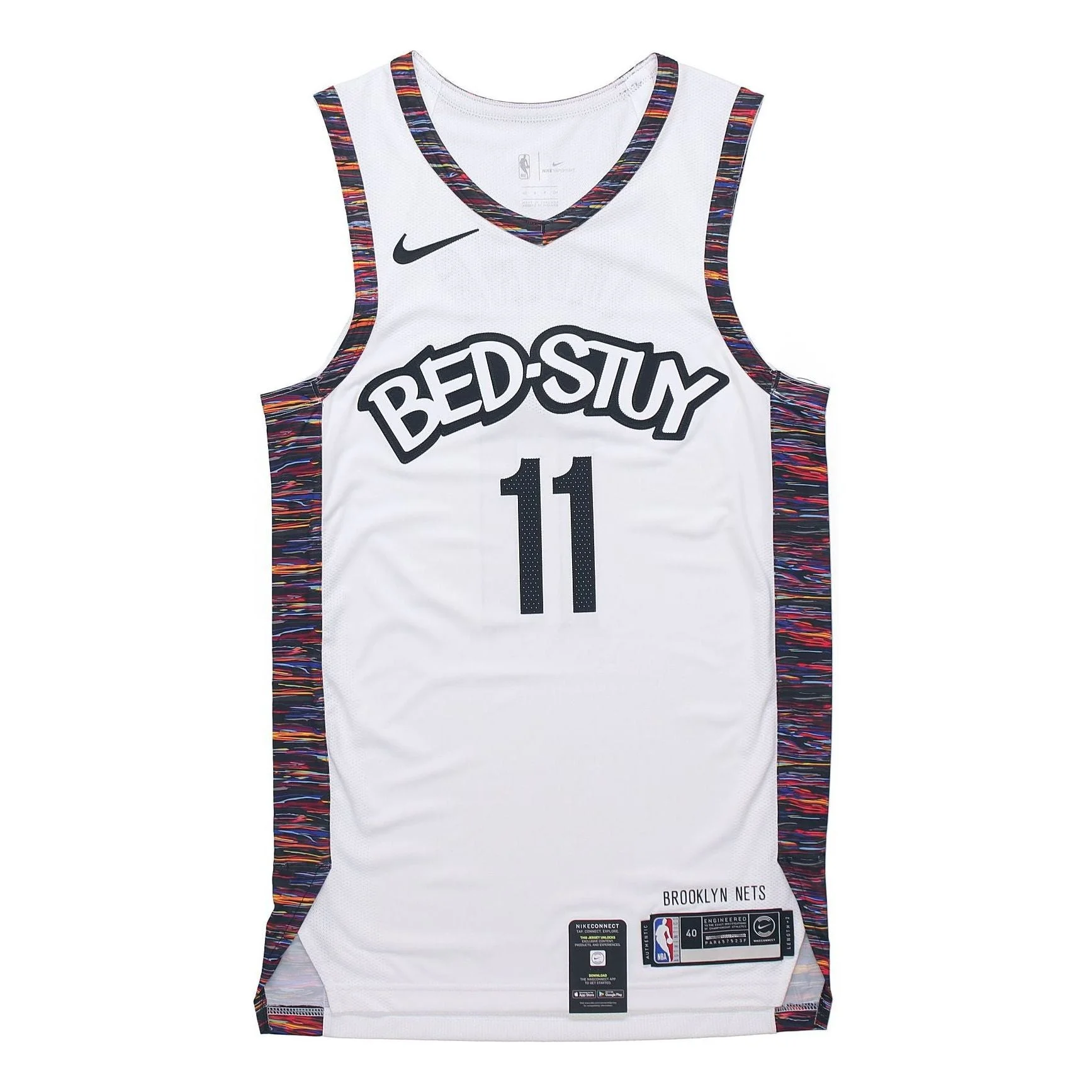 Nike Brooklyn Nets City Limited Kyrie Irving 11 Basketball Jersey Men's White AV4559-102 - 1