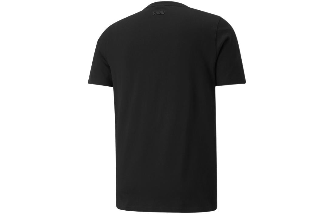 PUMA Qualifier Basketball Short Sleeve T-Shirt 'Black White' 532106-12 - 2