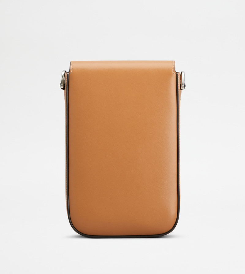 PHONE HOLDER MEDIUM TOD'S•X CAPSULE COLLECTION - BROWN 3