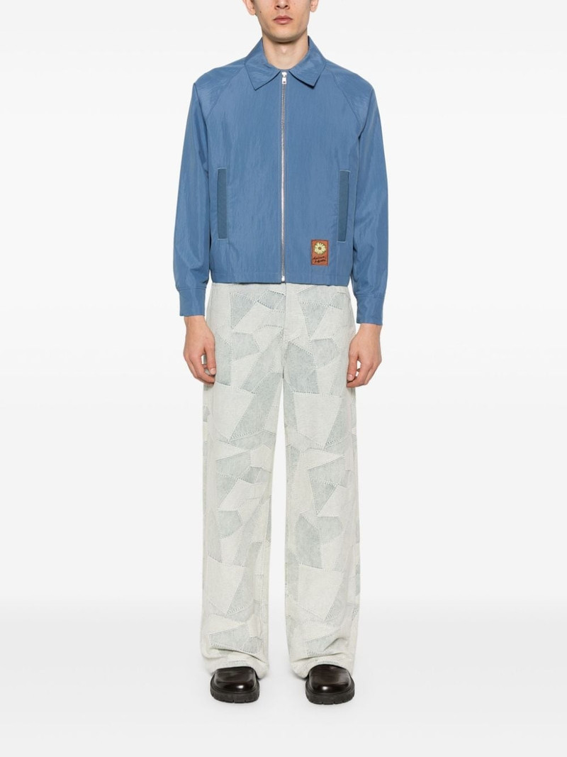 Maison Kitsuné Floating Flower-patch bomber jacket outlook