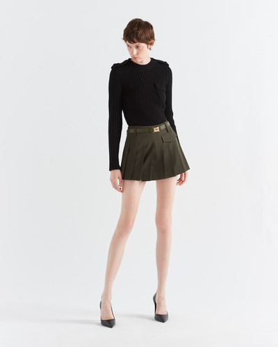 Prada Gabardine miniskirt outlook