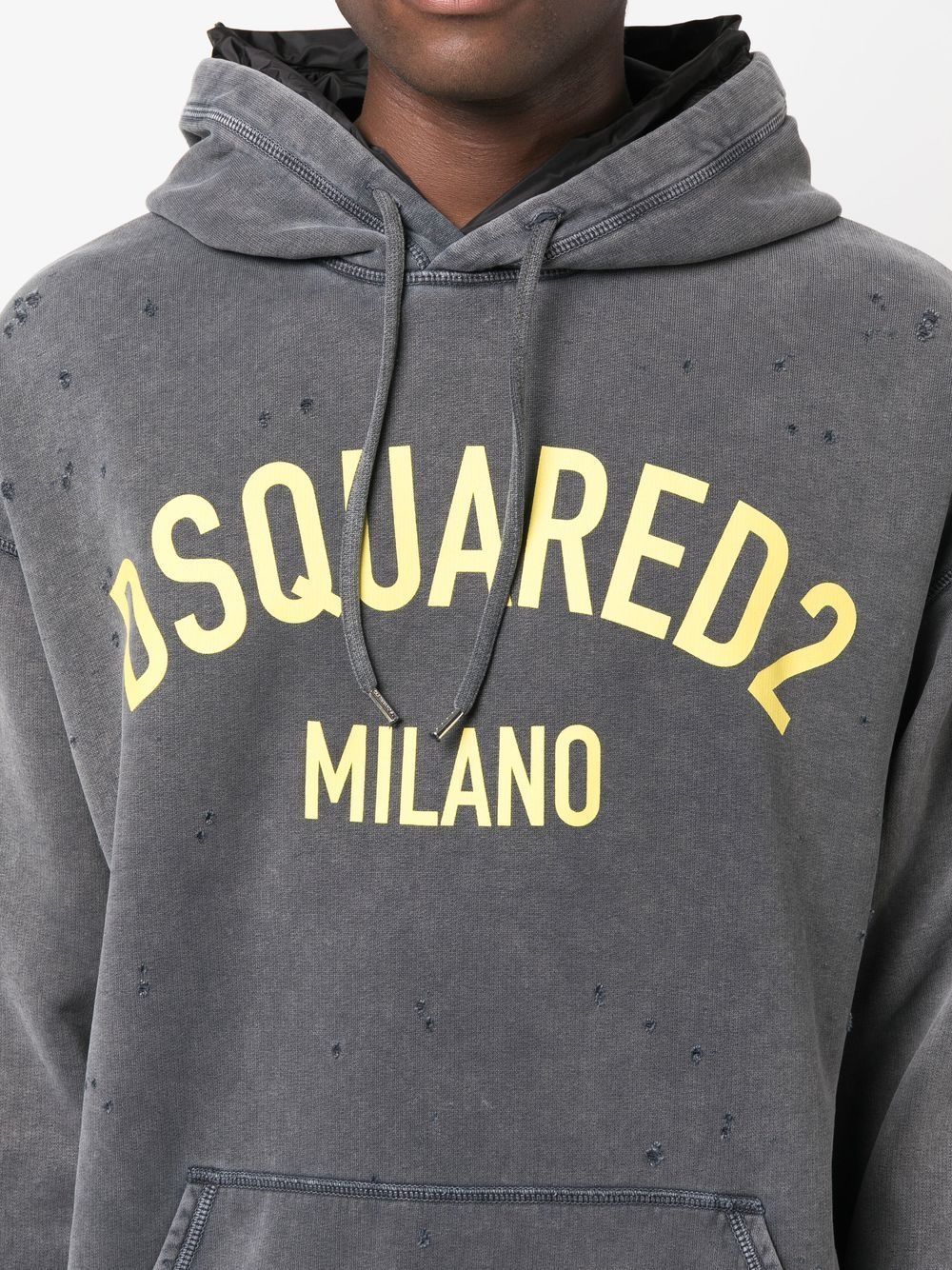 logo-print pullover hoodie - 5