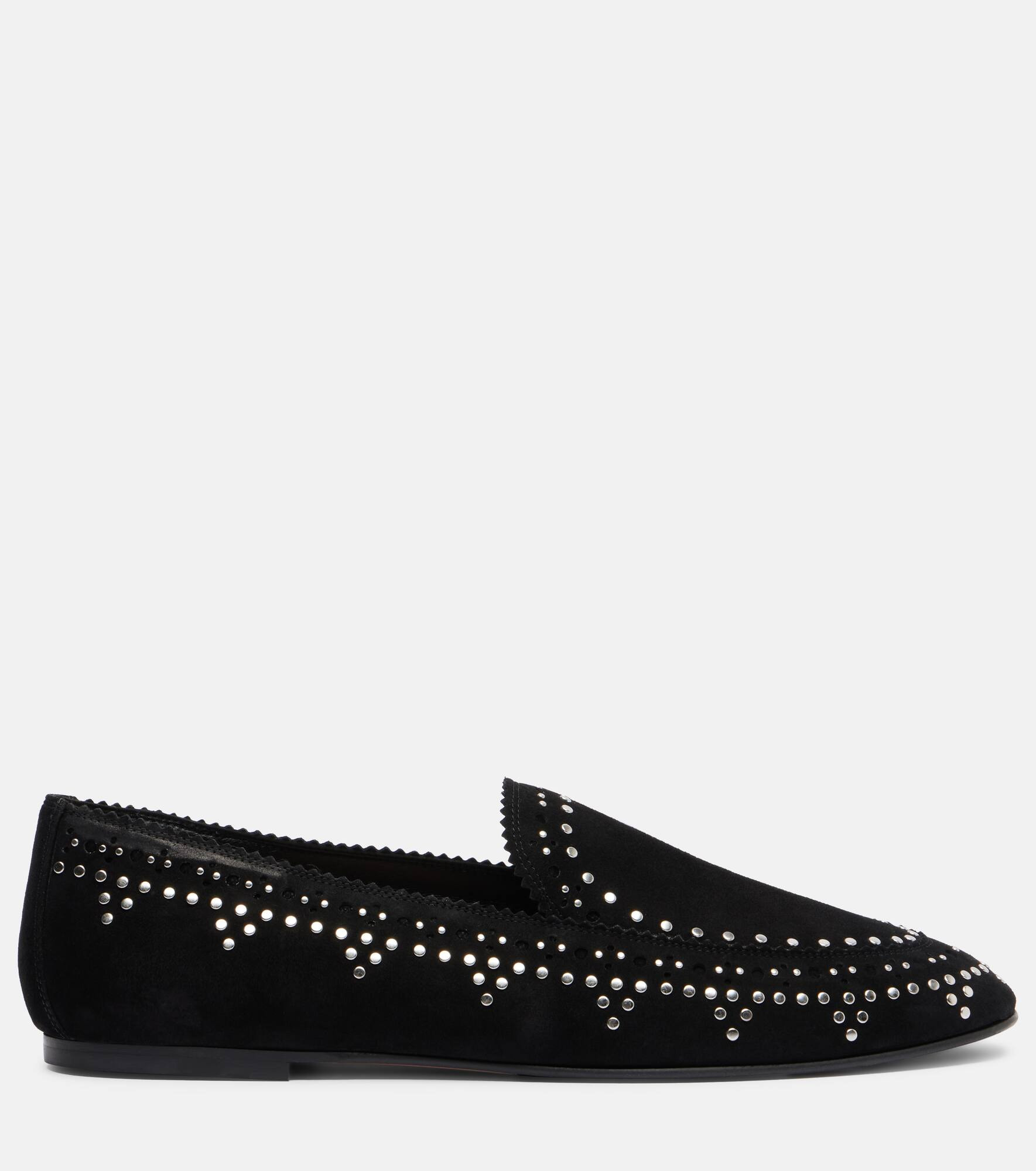 Skye embellished suede loafers - 4