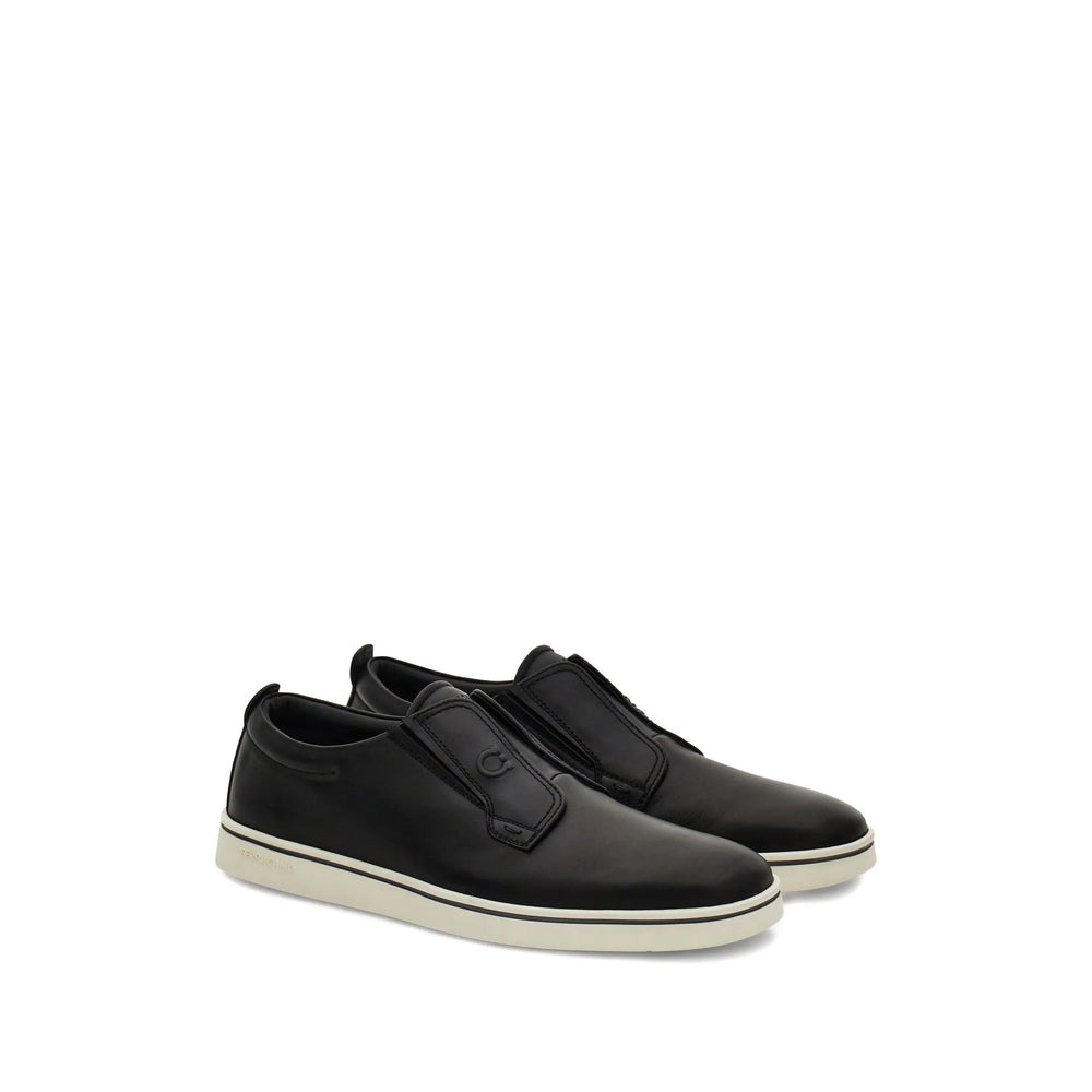Ferragamo Black Trainers - Slip-Ons Men - 4