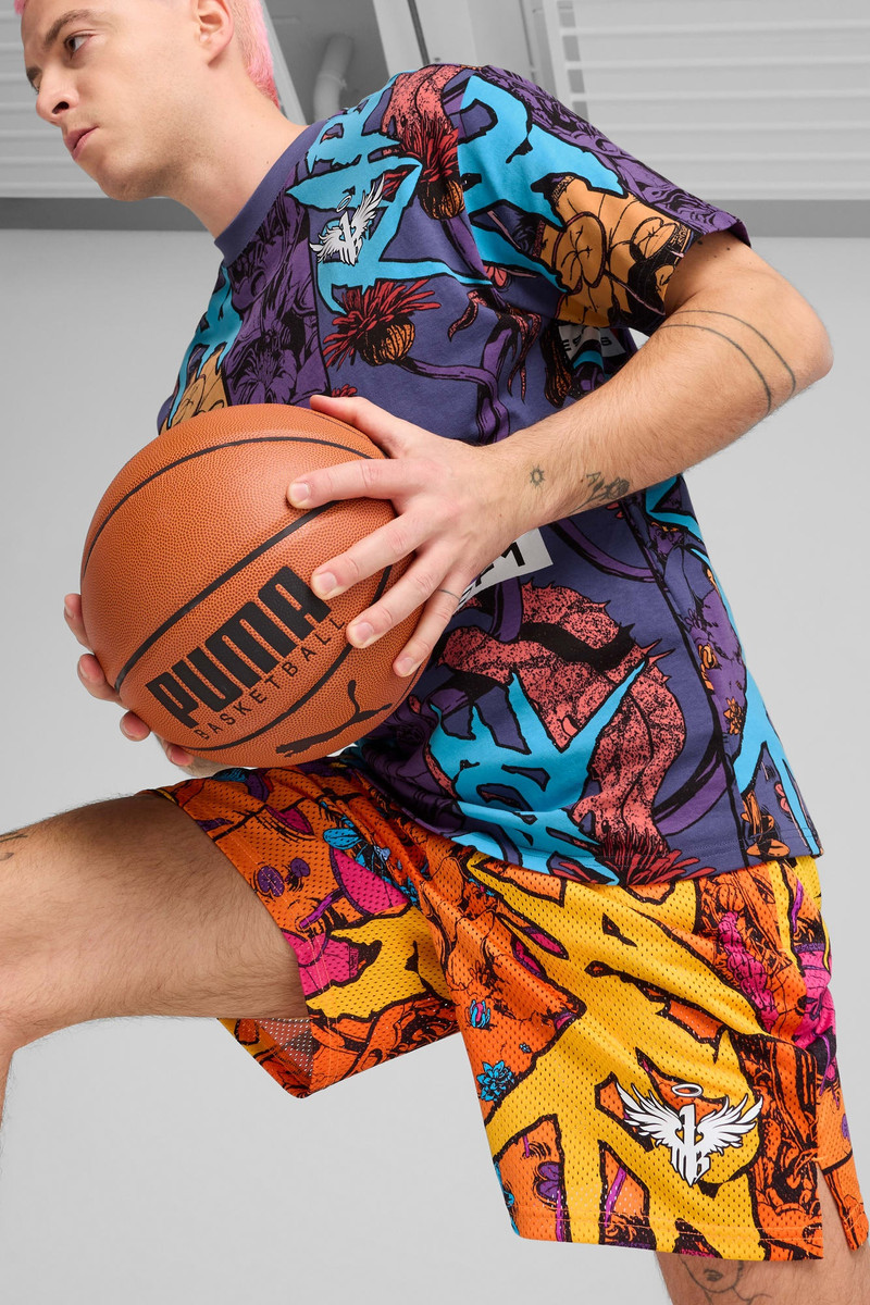 PUMA x LAMELO 공 Phoenix 남자의 반바지 7