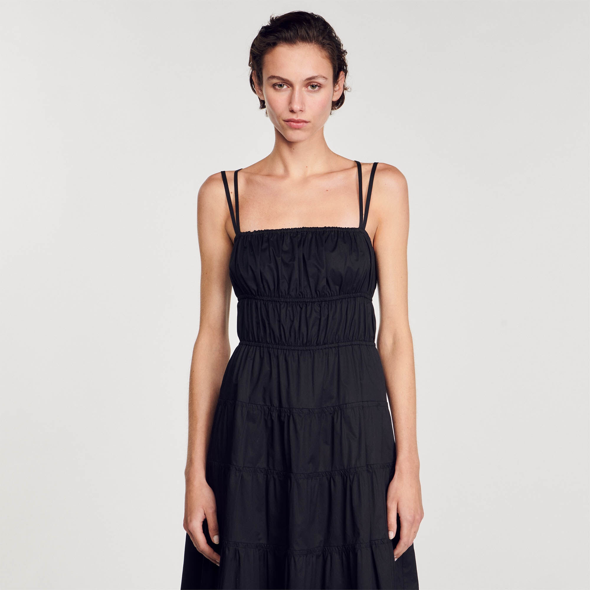 RUCHED MIDI DRESS - 5
