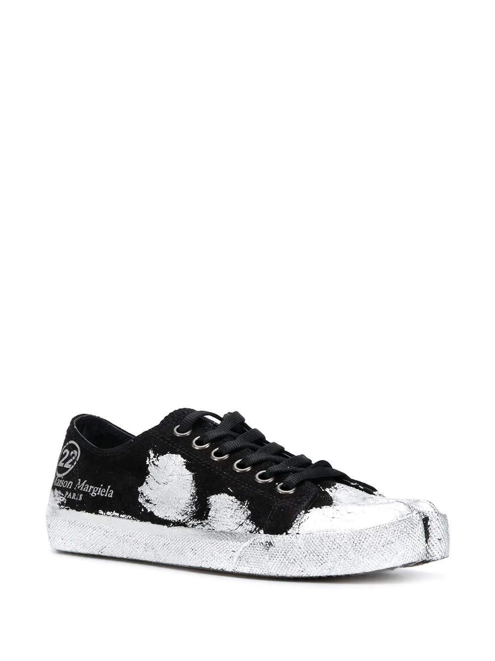 Tabi paint-effect sneakers - 2