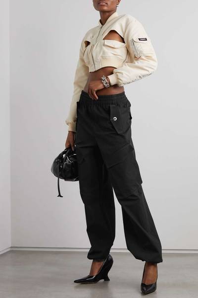 Dion Lee Latch cotton-blend twill tapered cargo pants outlook