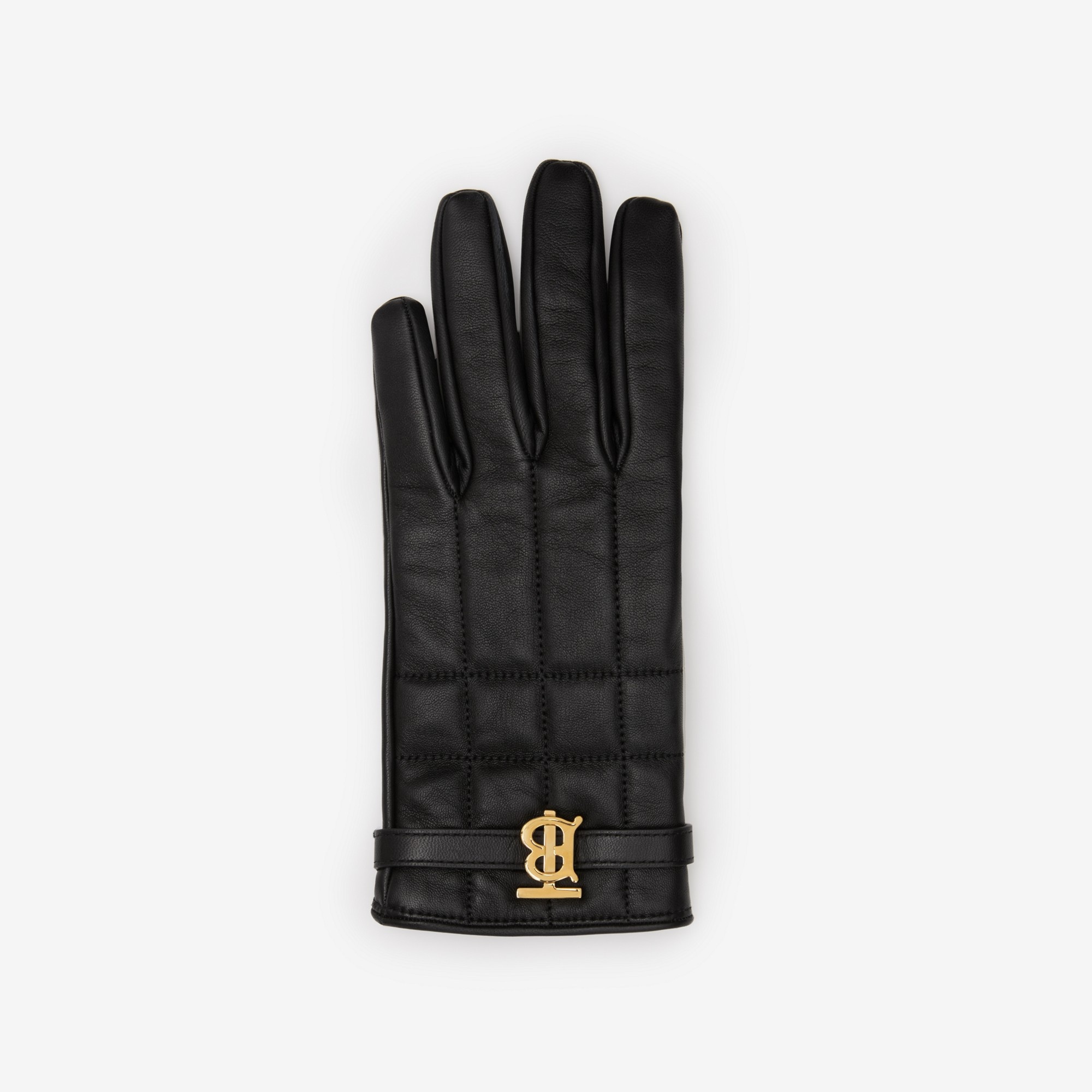 Silk-lined Monogram Motif Quilted Leather Gloves - 2