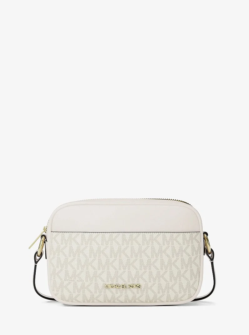 Jet Set Small Signature Logo Camera Crossbody Bag - 1