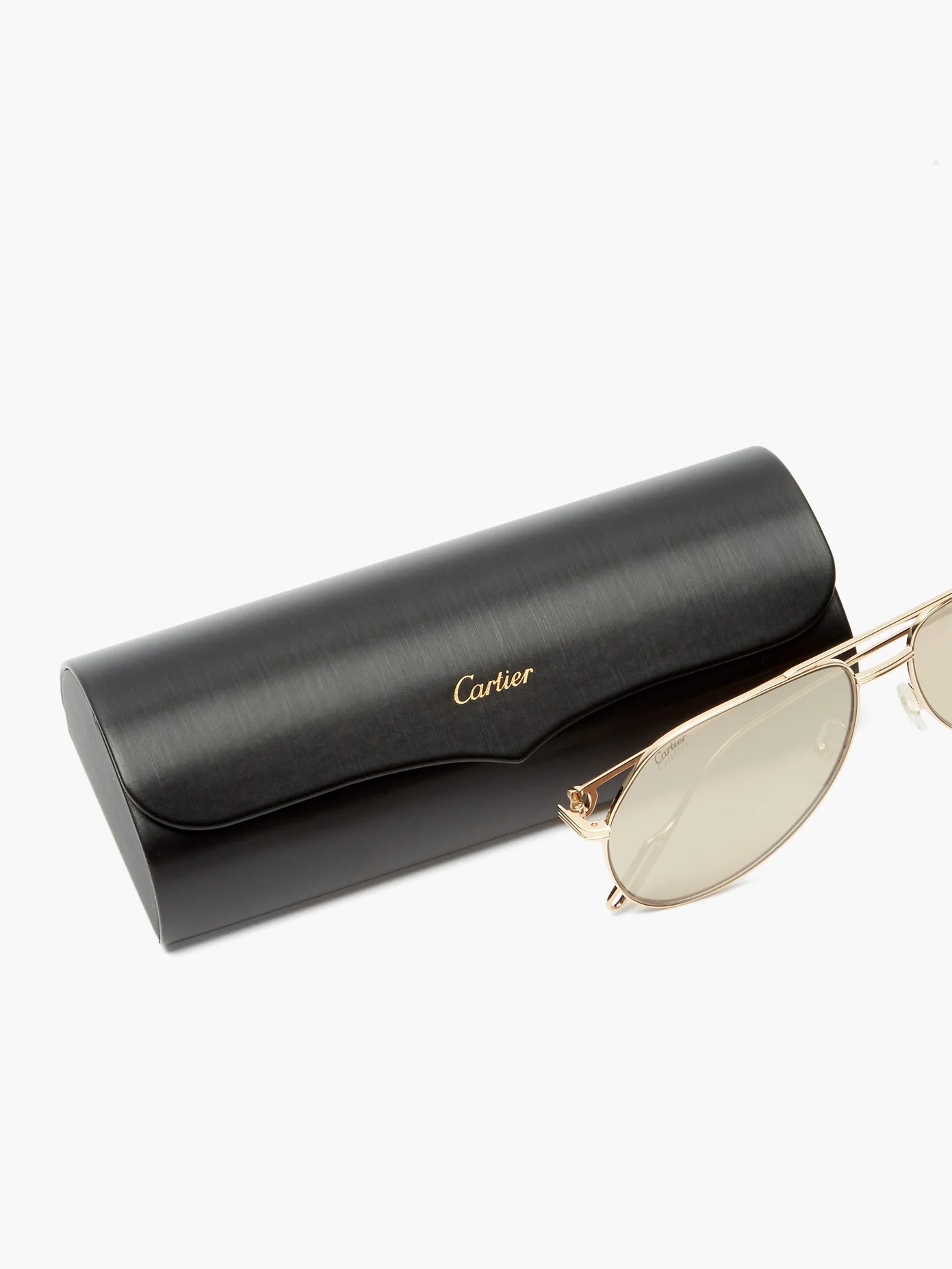 Première de Cartier aviator metal sunglasses - 5