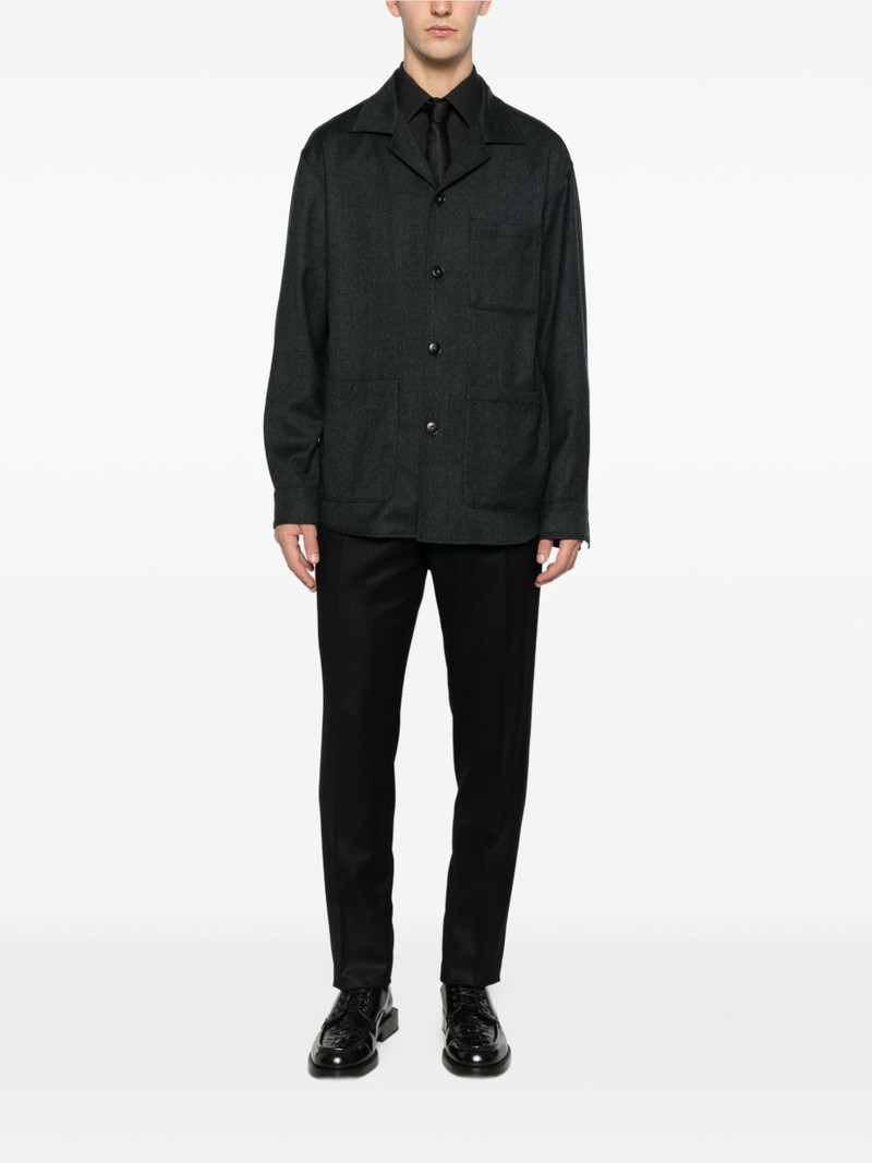 Canali button-up overshirt outlook