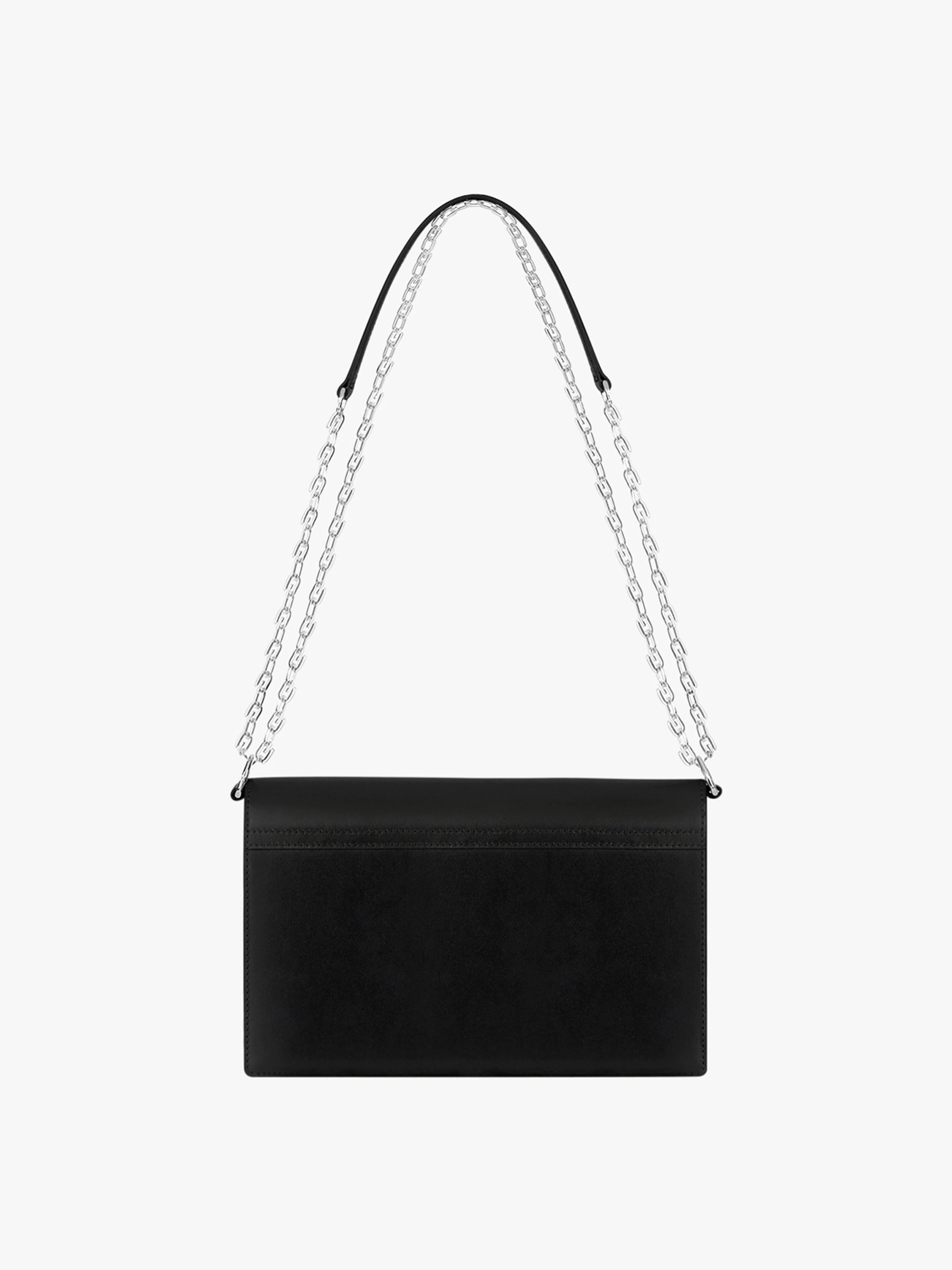 MEDIUM 4G BAG IN BOX LEATHER WITH CHAIN - 5