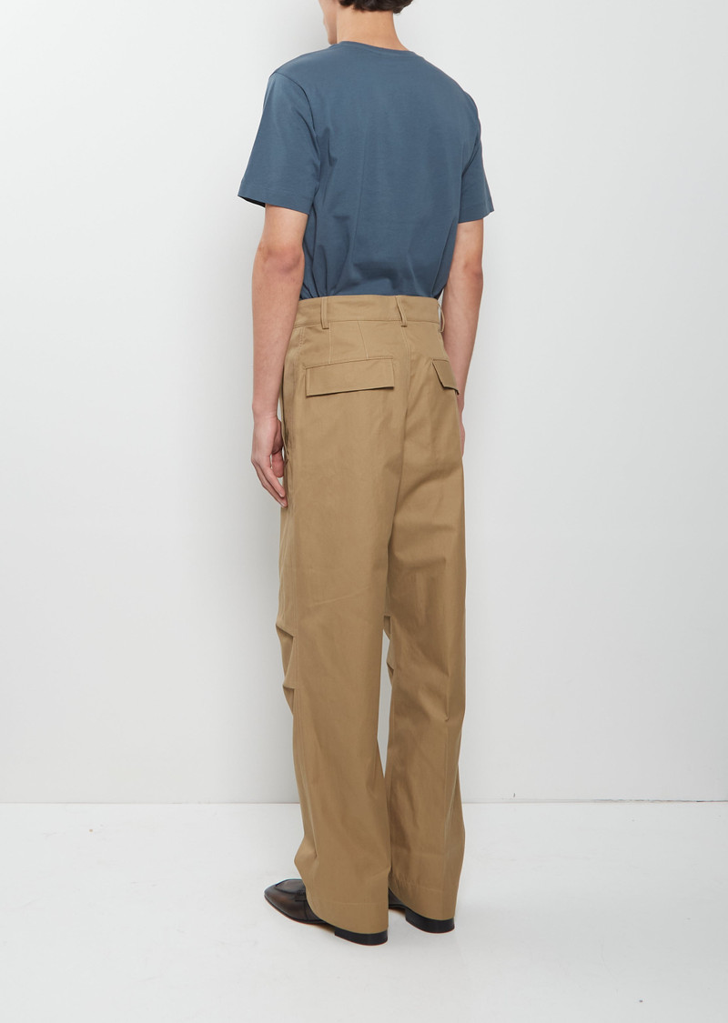 Dries Van Noten Pencks Cotton Pants — Camel outlook