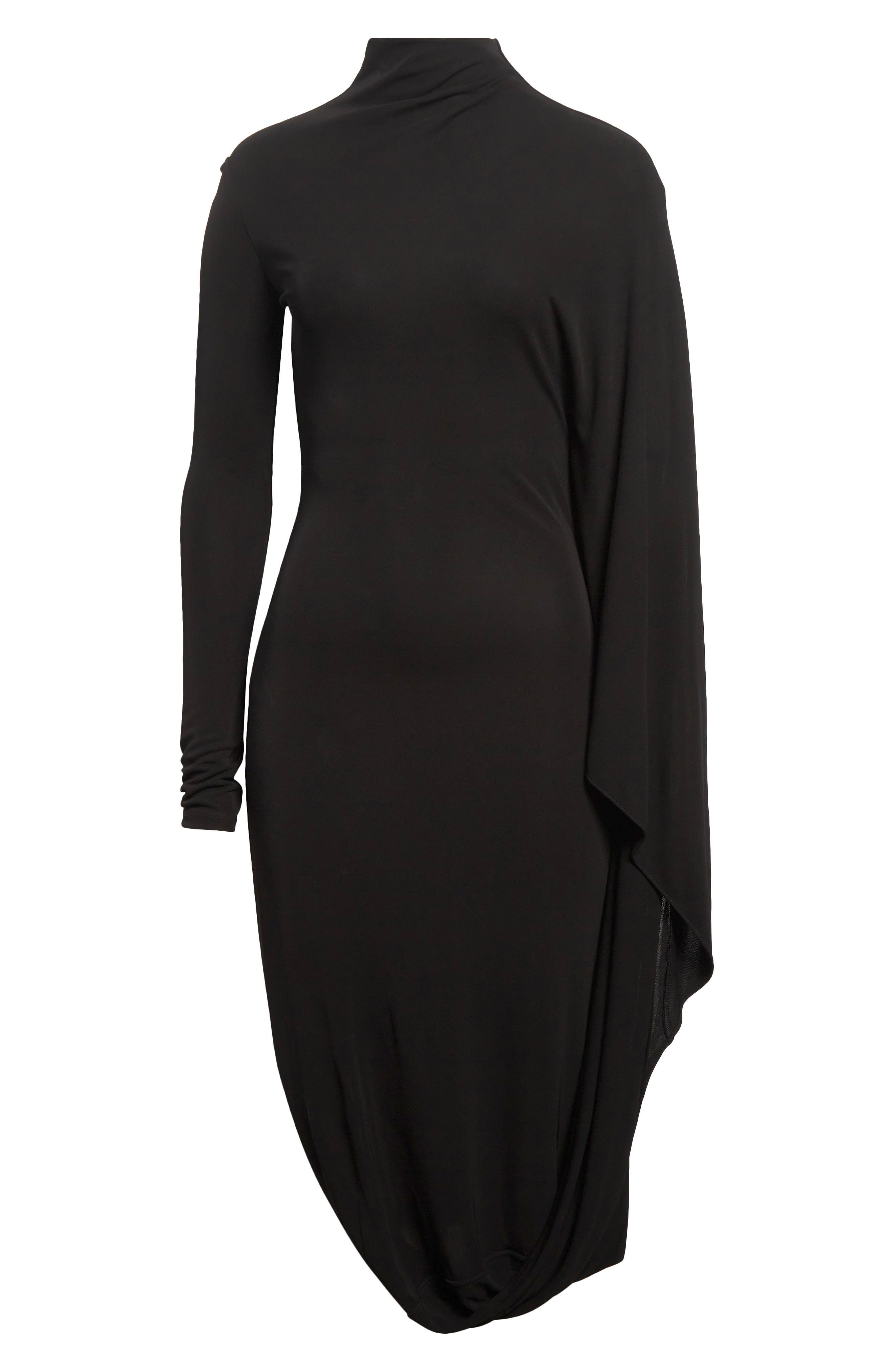 Stella McCartney Cape Sleeve Jersey Dress in 1000 - 5