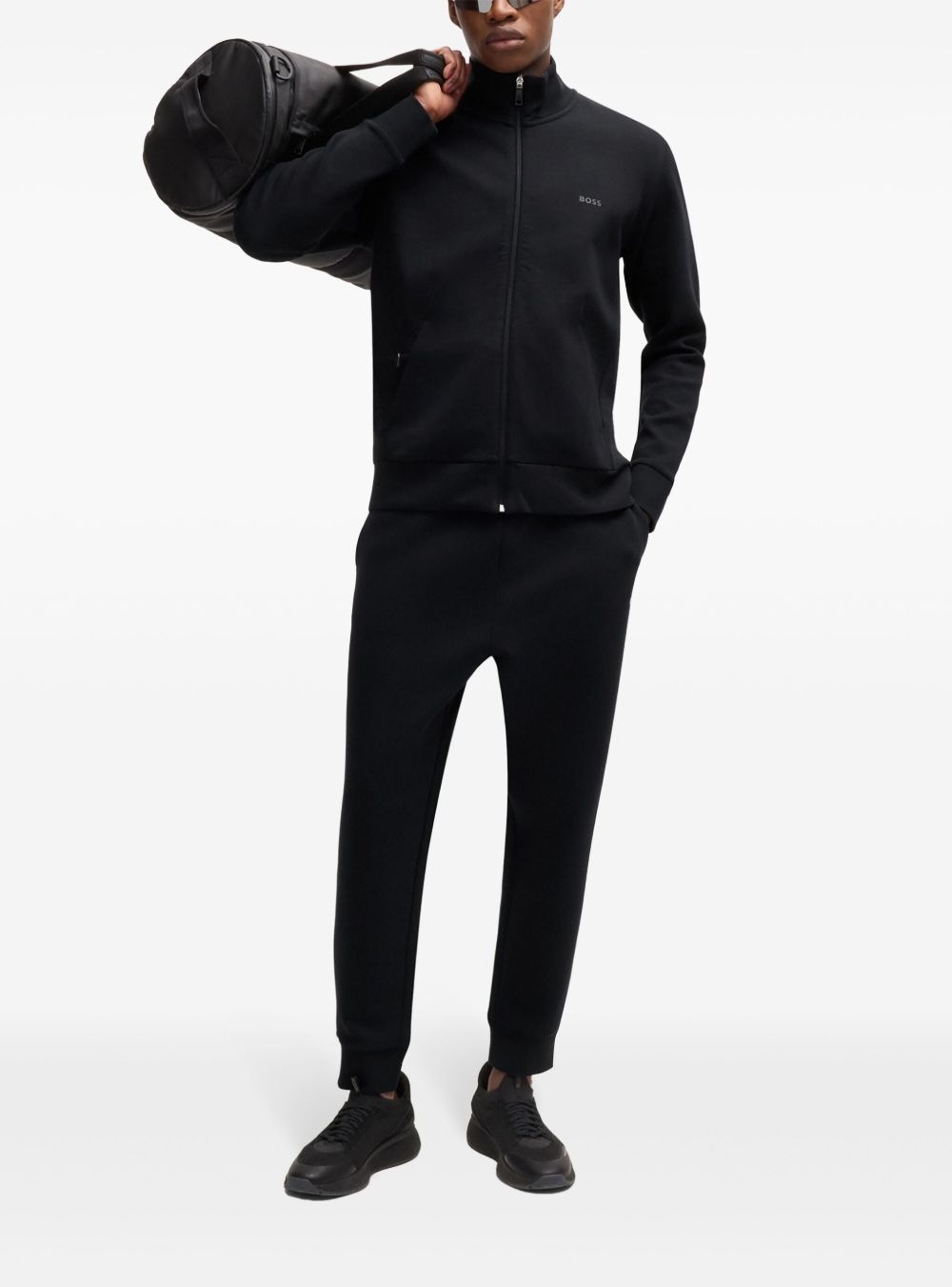 logo-print zip-up sweatshirt - 2
