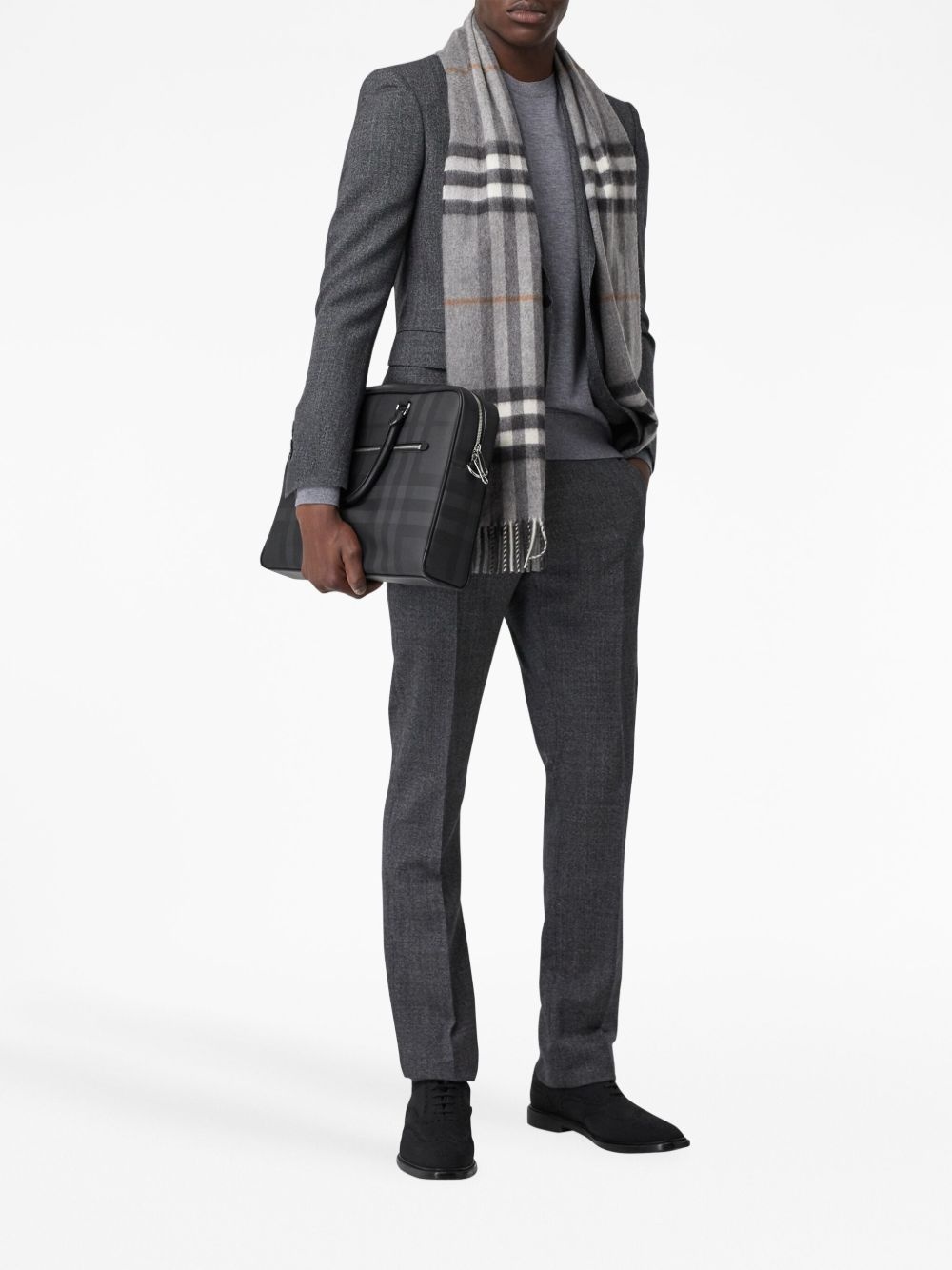 The Classic Check Cashmere Scarf - 7